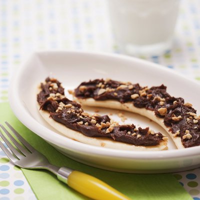 Barquitos De Pl Tano Con Abuelita Y Crema De Cacahuate El Mejor Nido