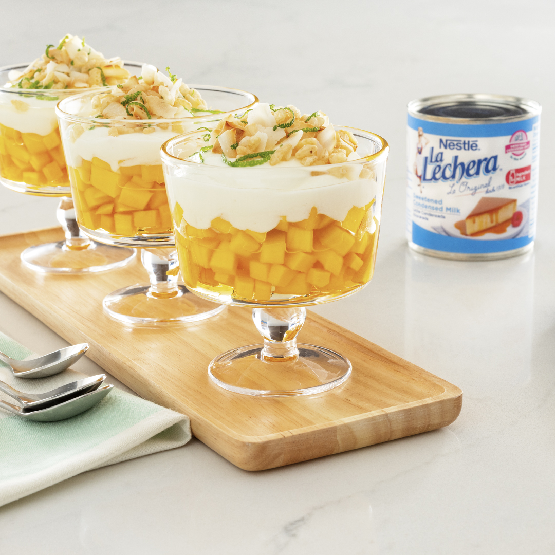 Coconut Mango Parfaits With Crispy Rice El Mejor Nido