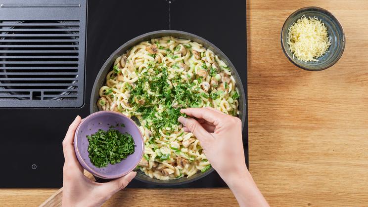 Champignon Sp Tzle Pfanne Schnell Einfach Maggi De