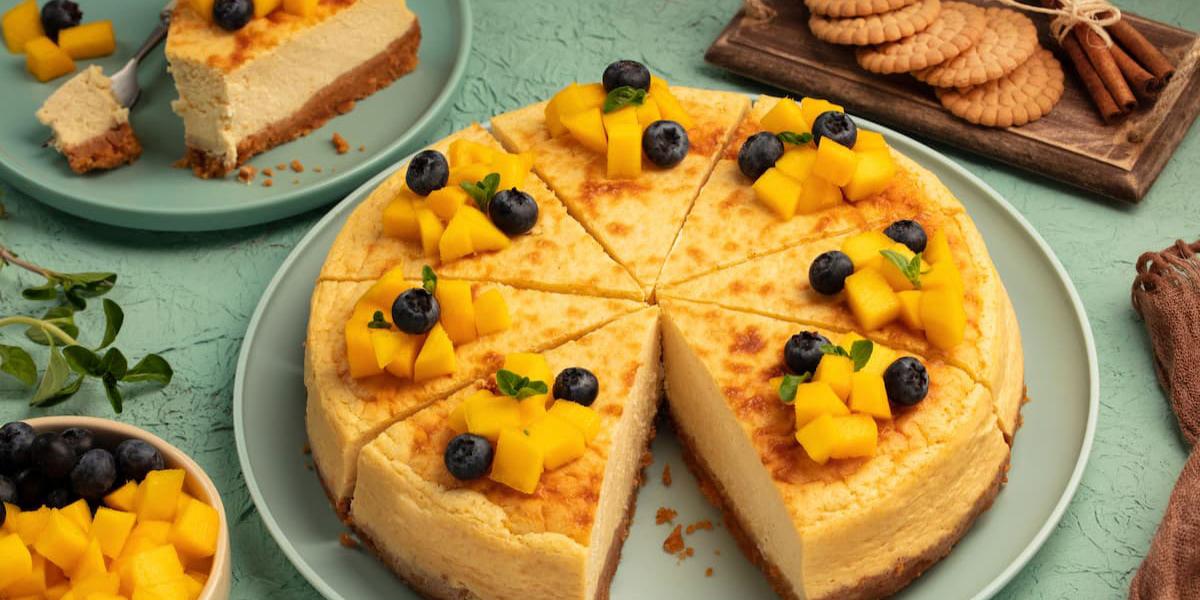 Receta Cheesecake de mango y canela Recetas Nestlé Recetas Nestlé