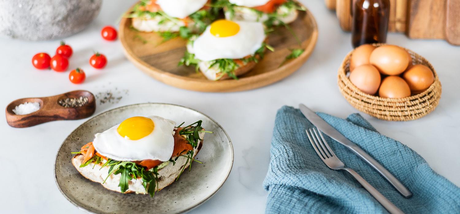 Caprese Lachs Brote Mit Spiegelei Maggi De