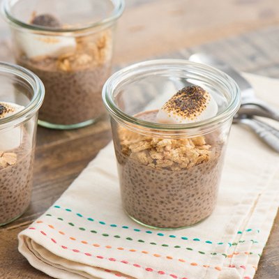 S'mores Overnight Chia Pudding | El Mejor Nido