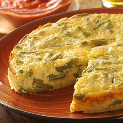 Frittata de Vainitas con Quesos | El Mejor Nido