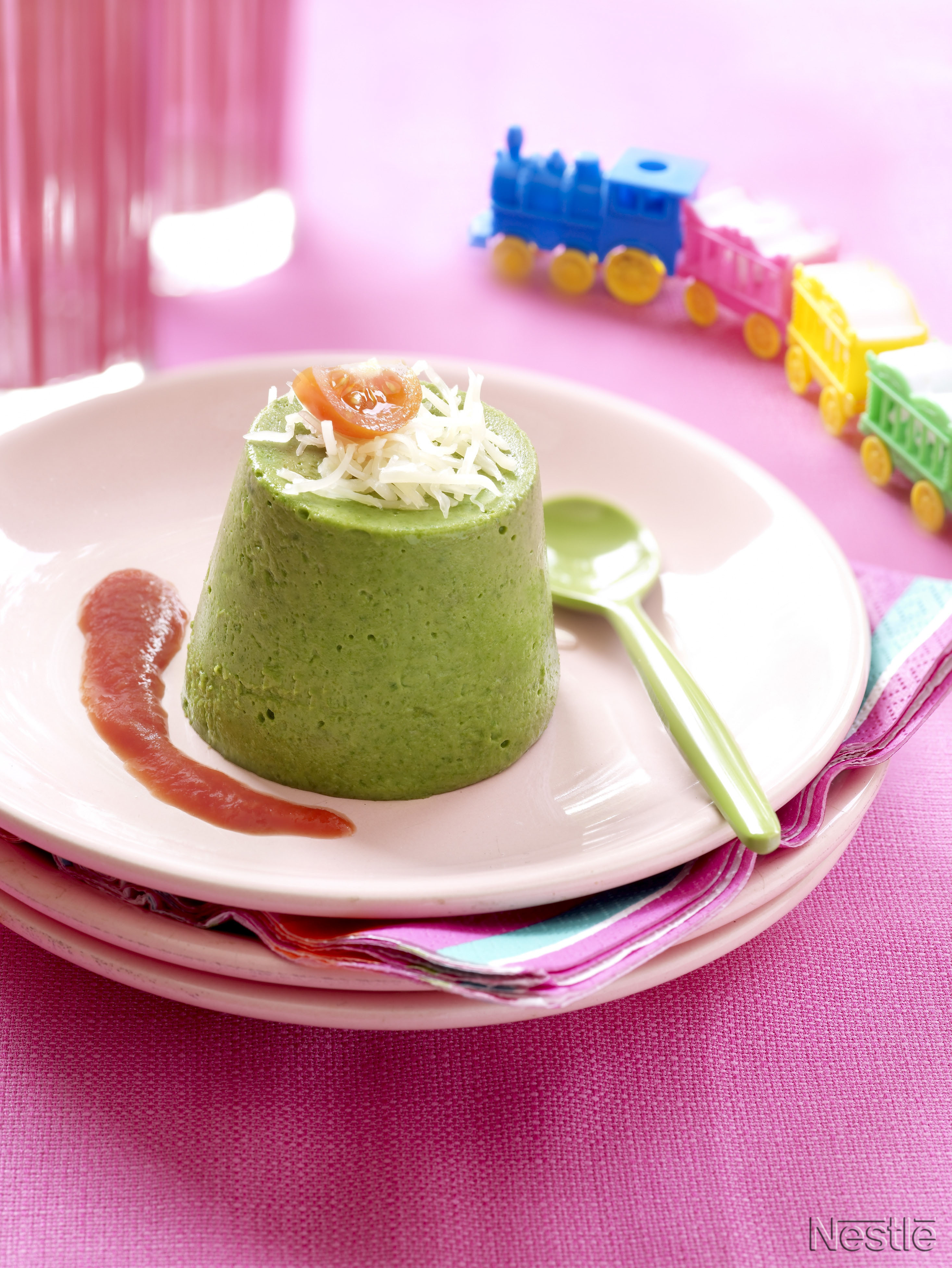 Flan de acelgas y queso