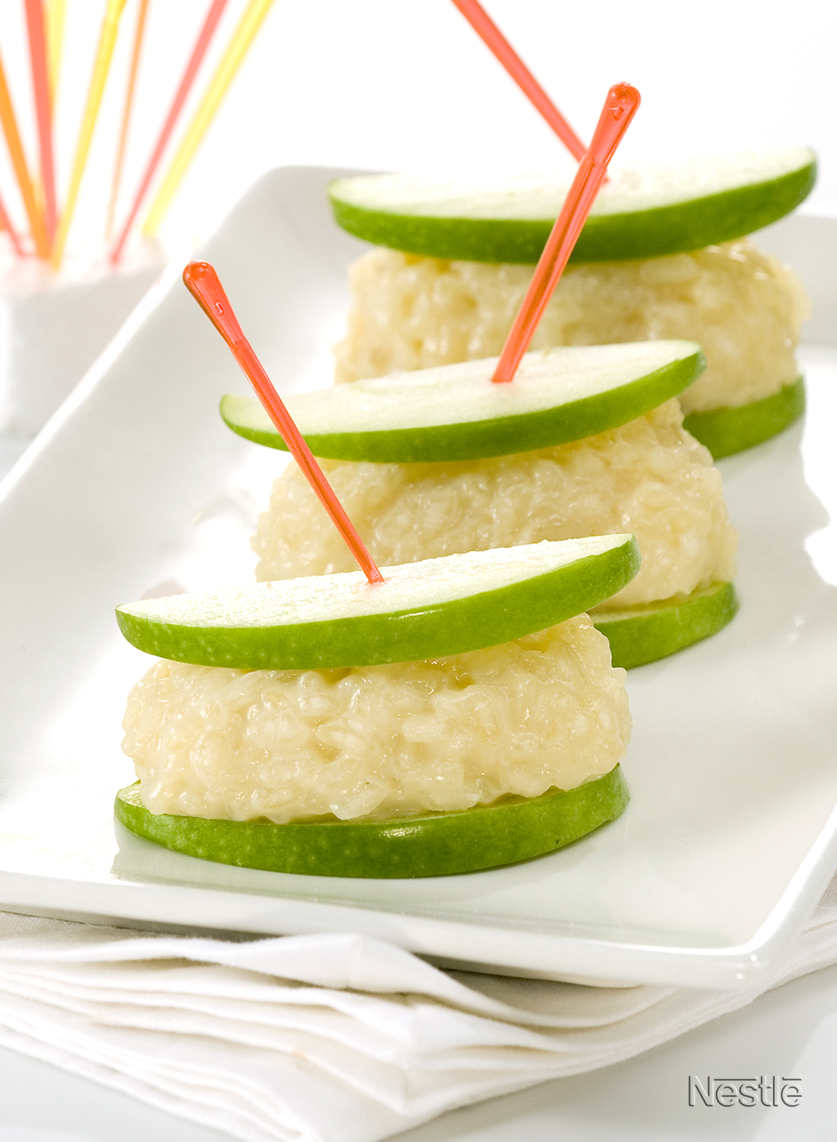 Sushis de manzana