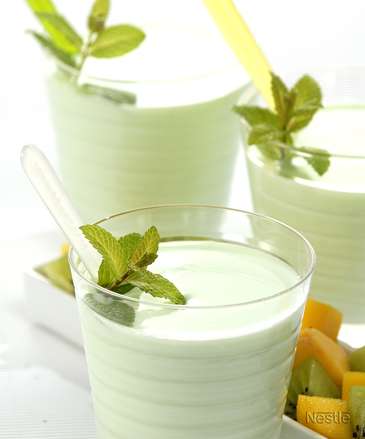 Panna cotta a la menta