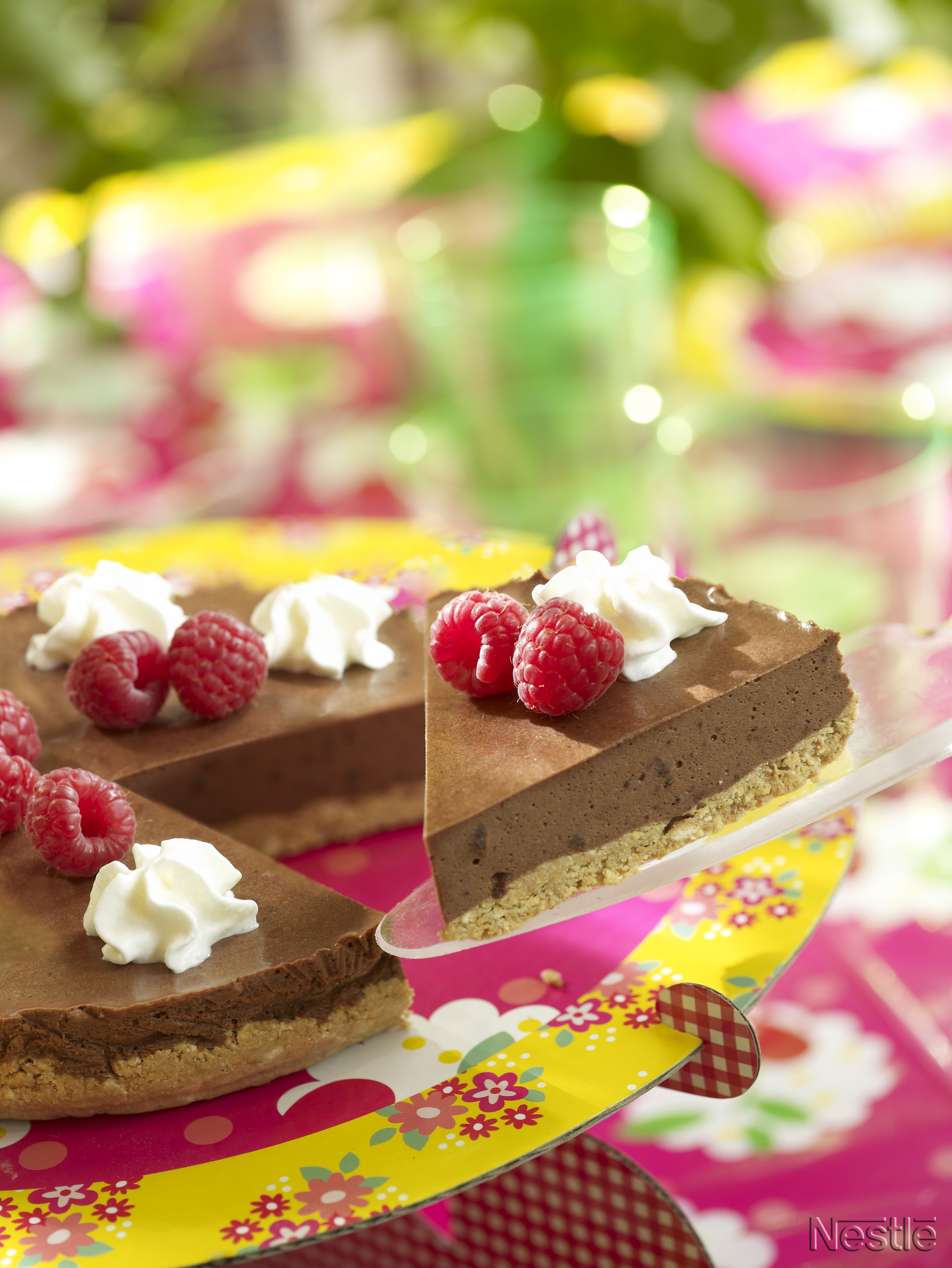 Tarta de chocolate decadente
