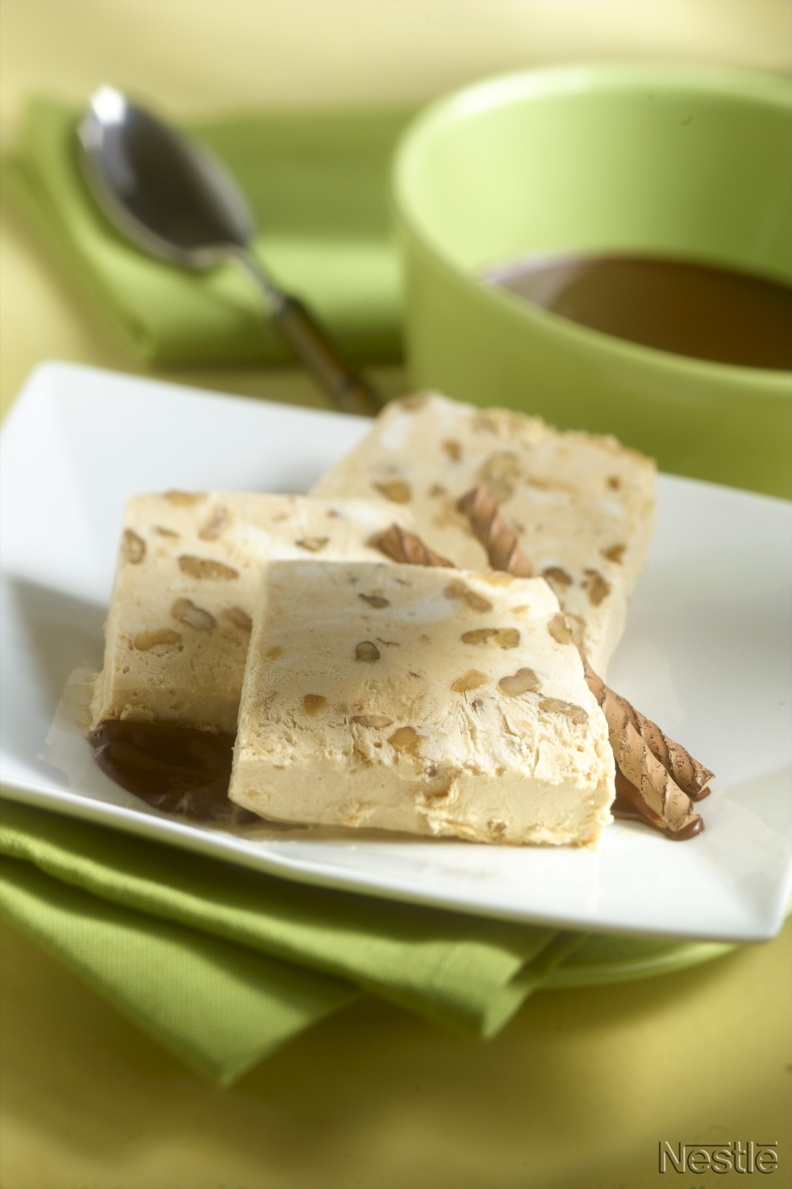 Helado de Dulce de Leche con nueces