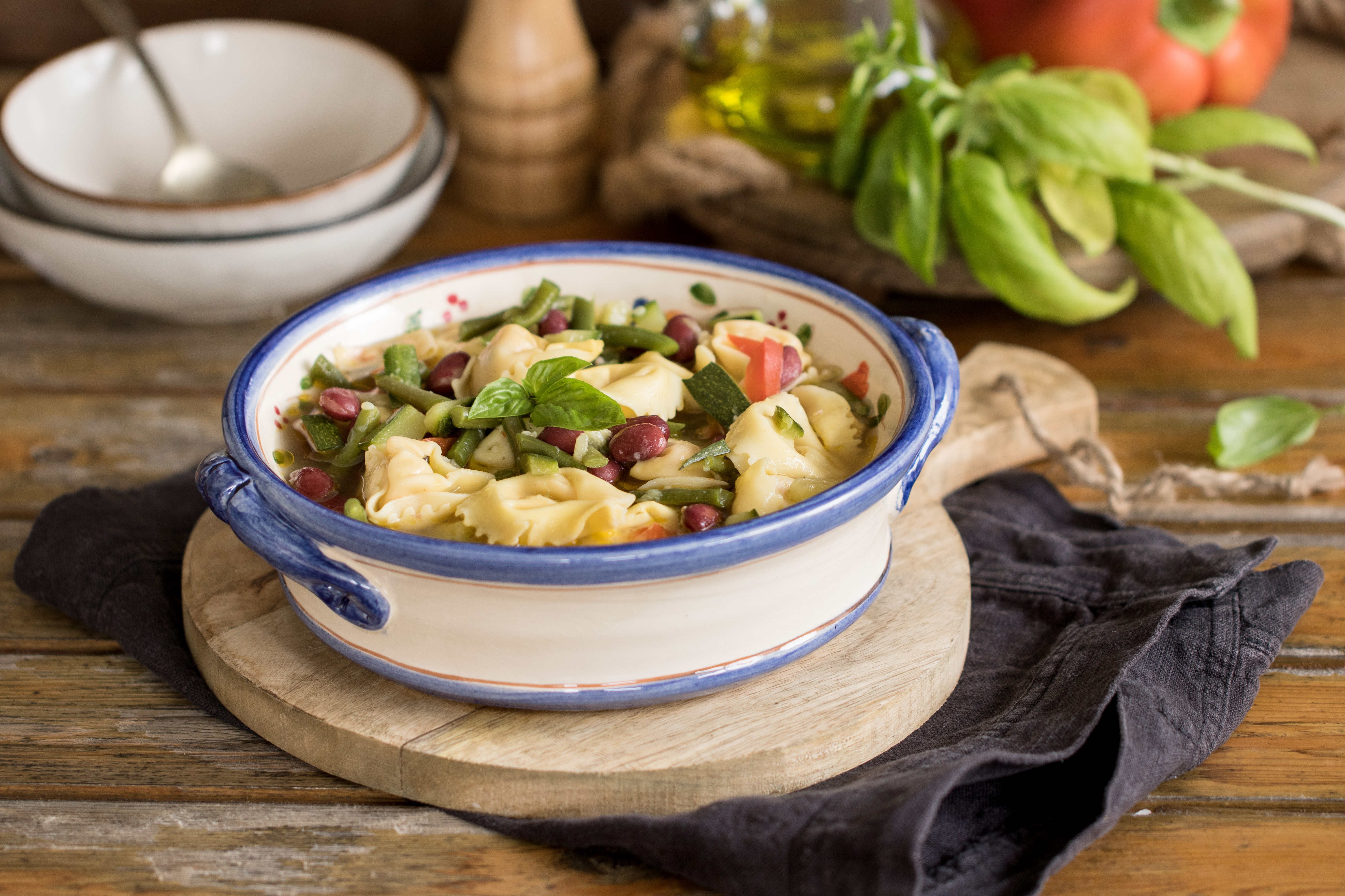 Sopa de verduras a la italiana