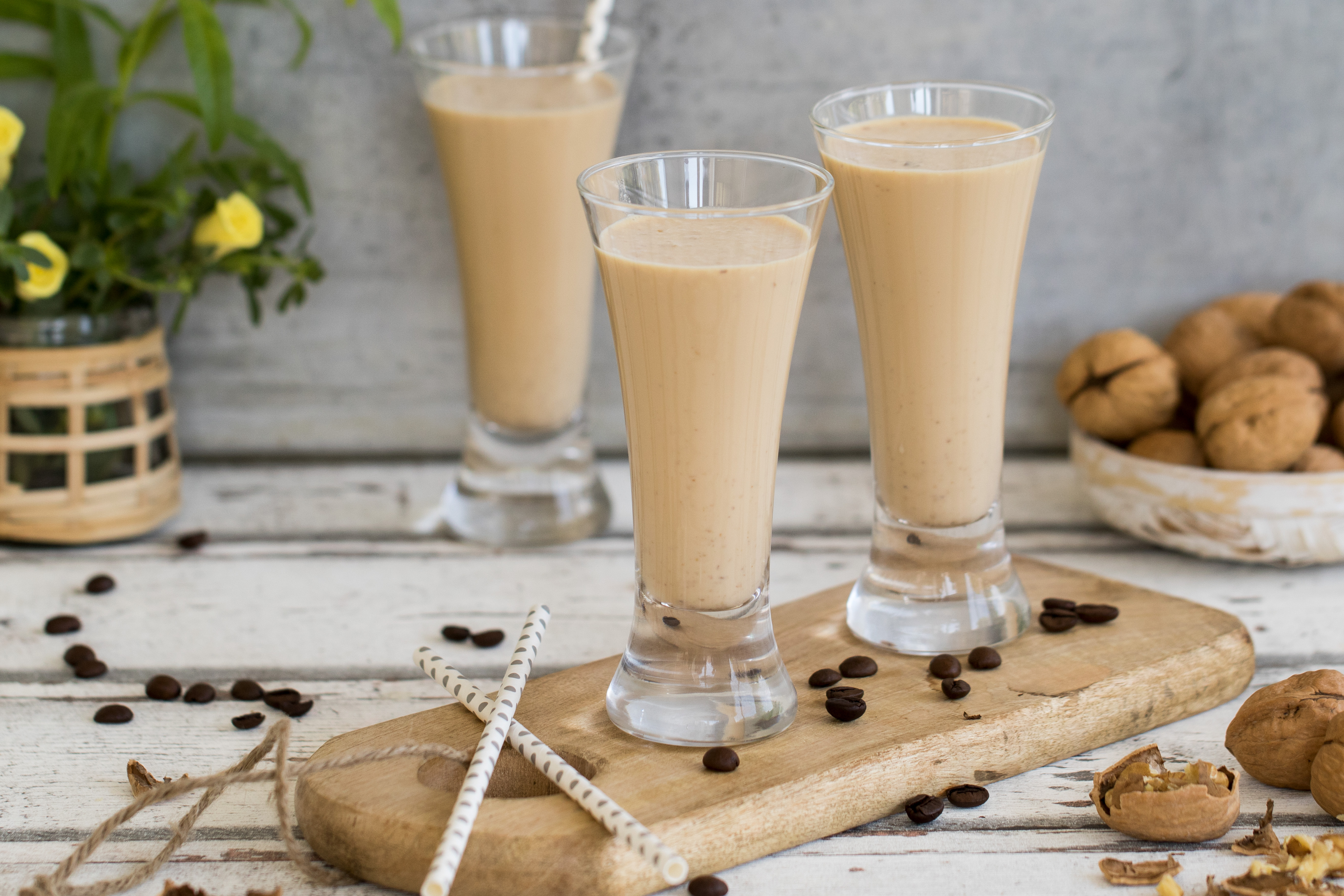 Batido de café y chocolate