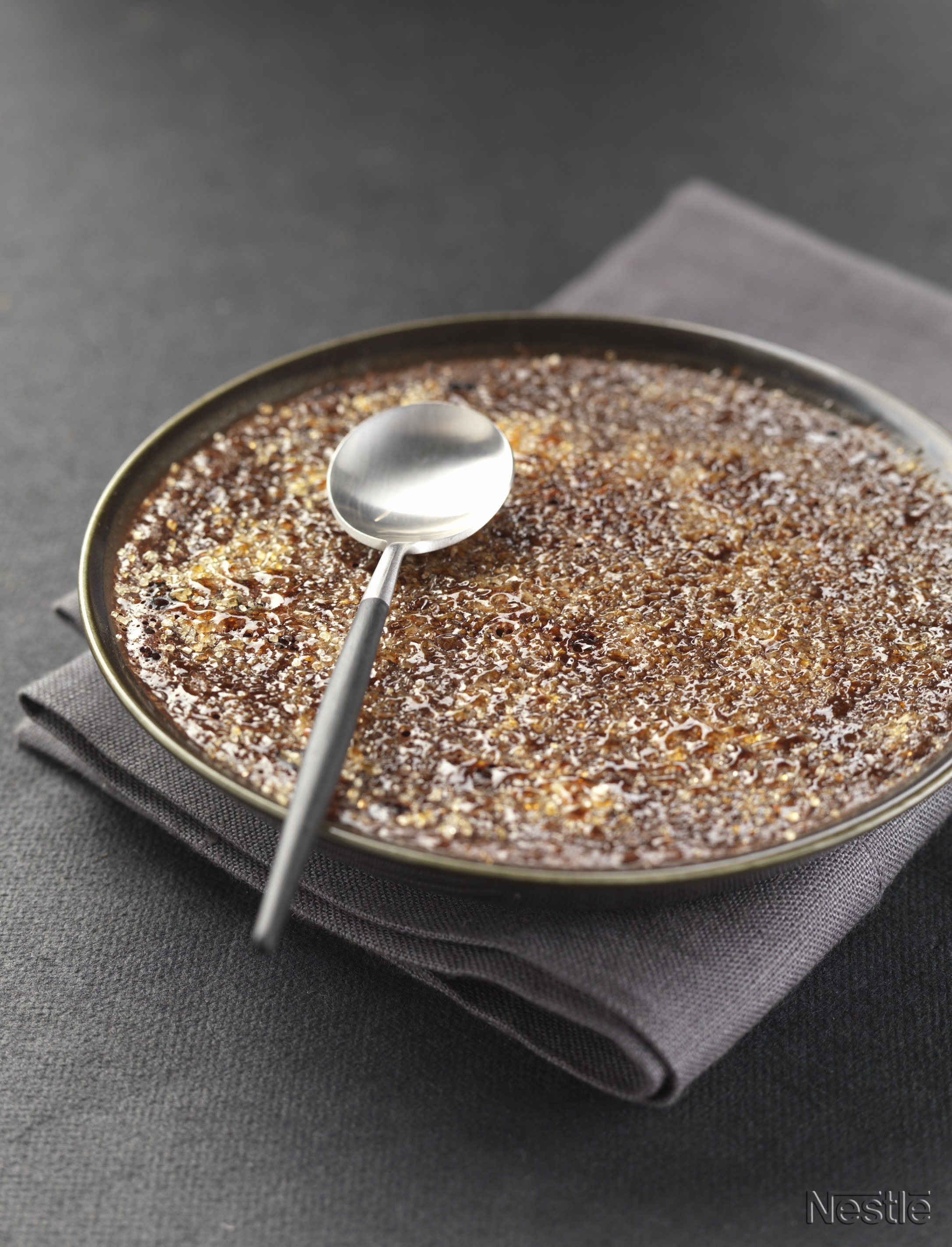 Crema brulée de chocolate