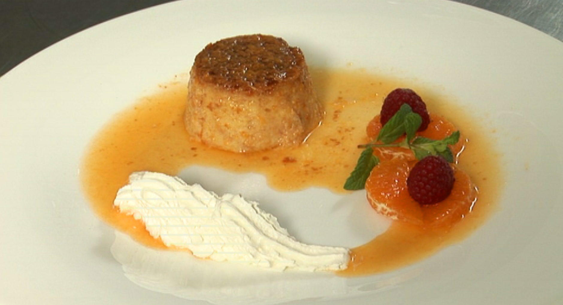 Pudin de mandarina