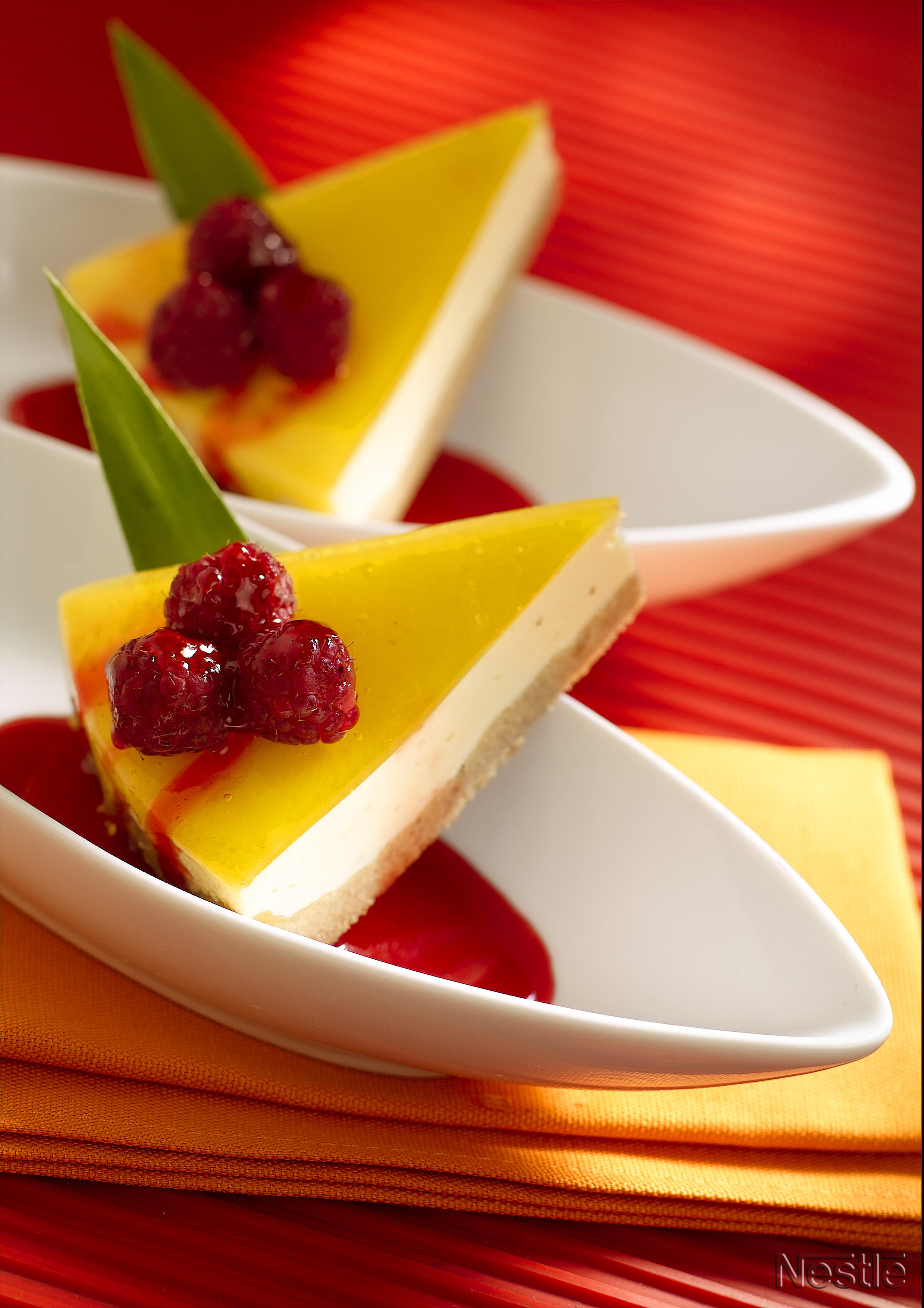 Pastelitos de queso y maracuyá