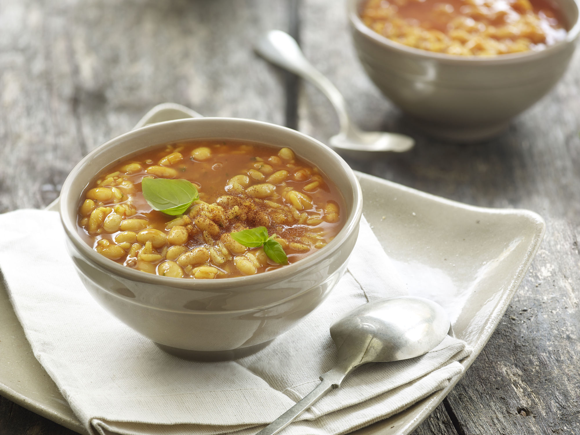 Potaje de alubias con arroz