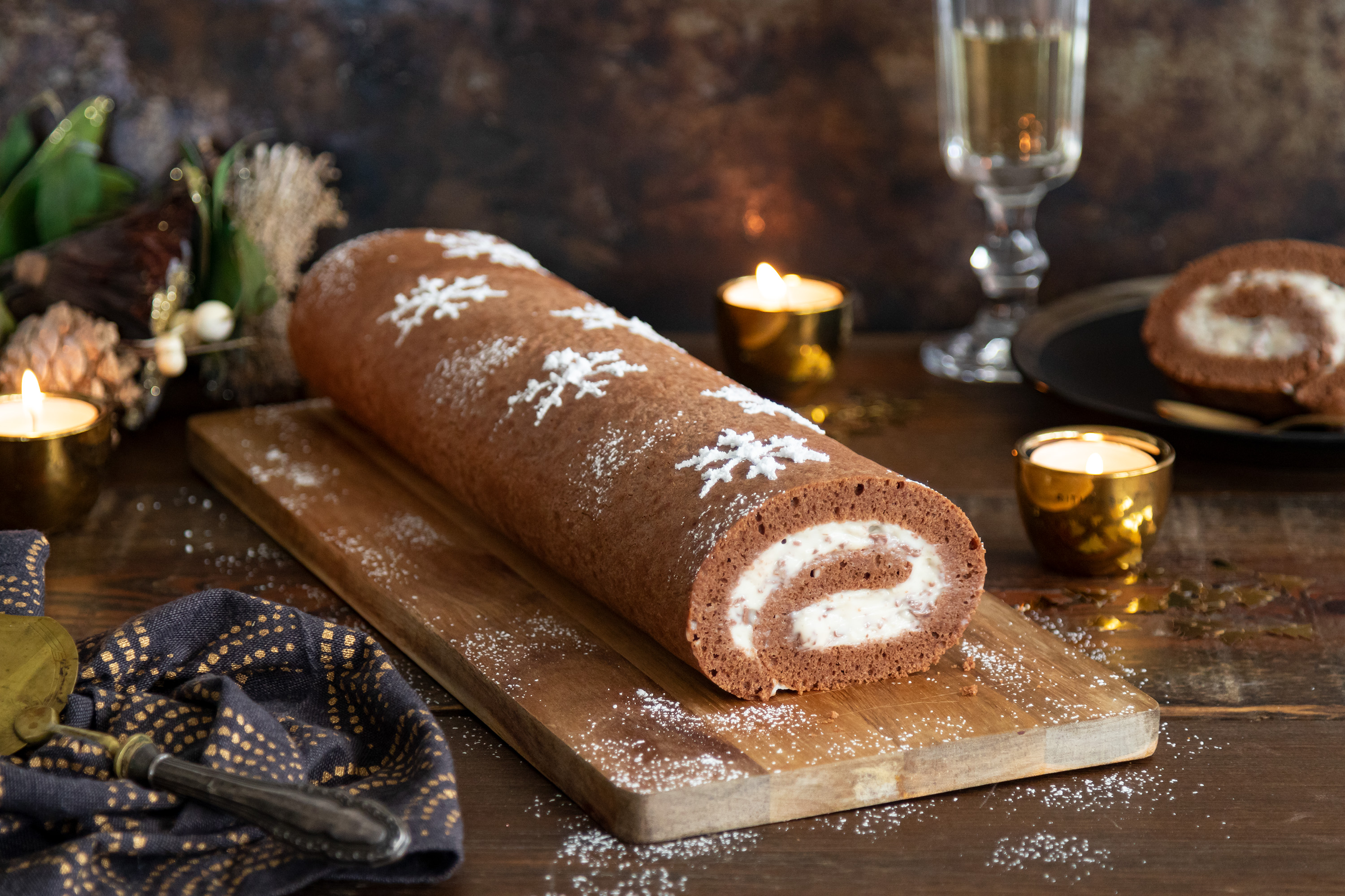 Pionono relleno de tres chocolates | Nestlé Cocina