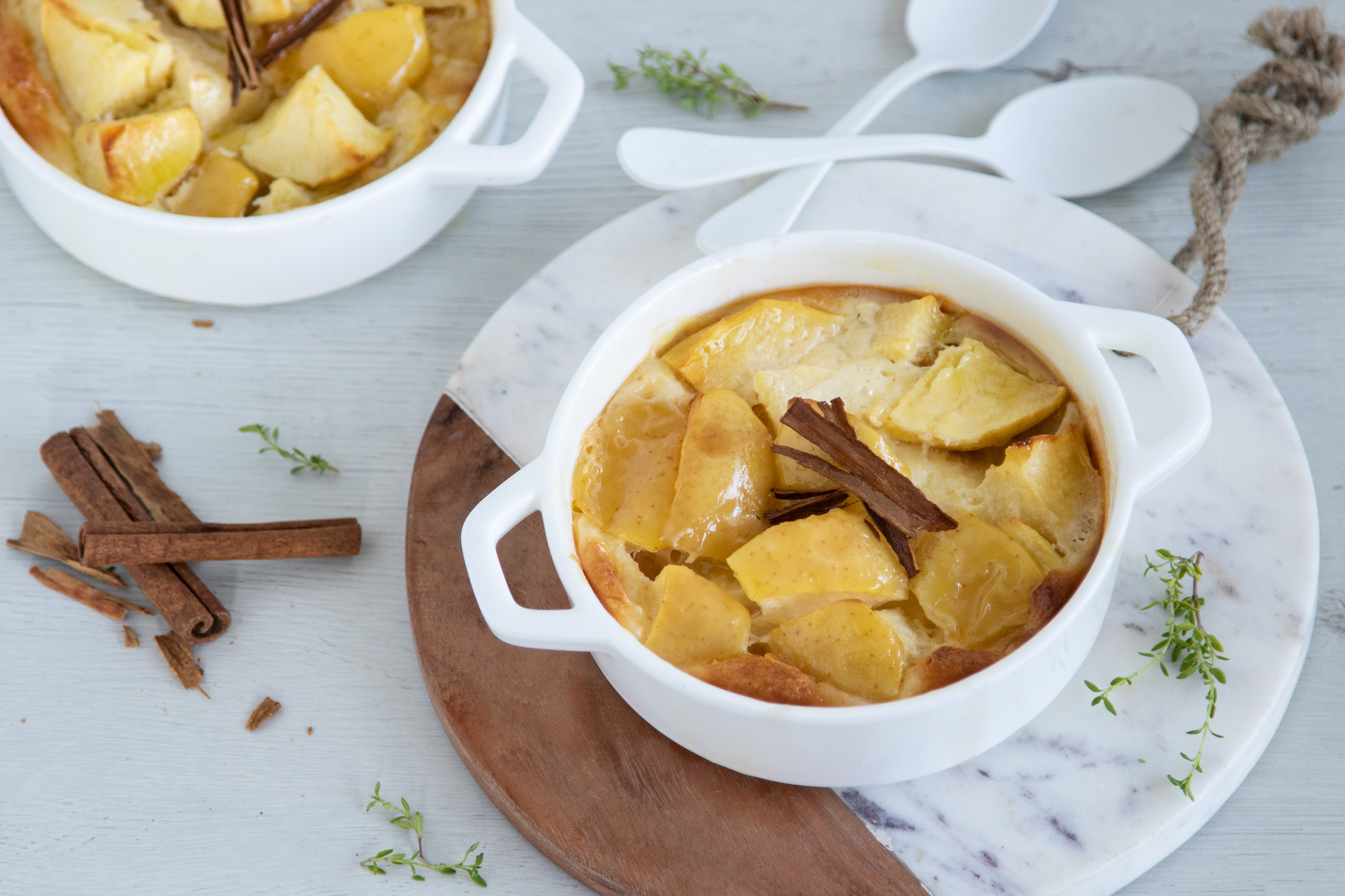 Gratinado de manzanas