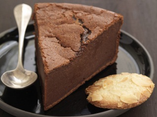 Pastel flan de chocolate