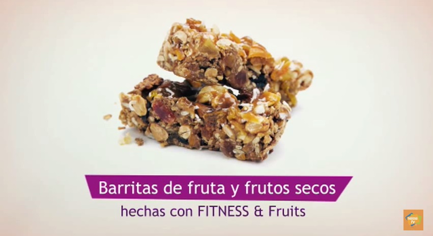 Barritas de cereales nestlé fitness-fruits y frutos secos