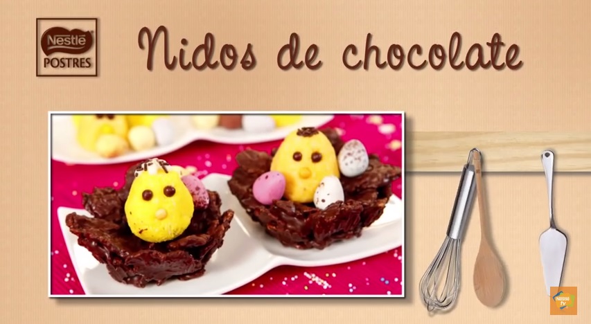 Nidos de chocolate