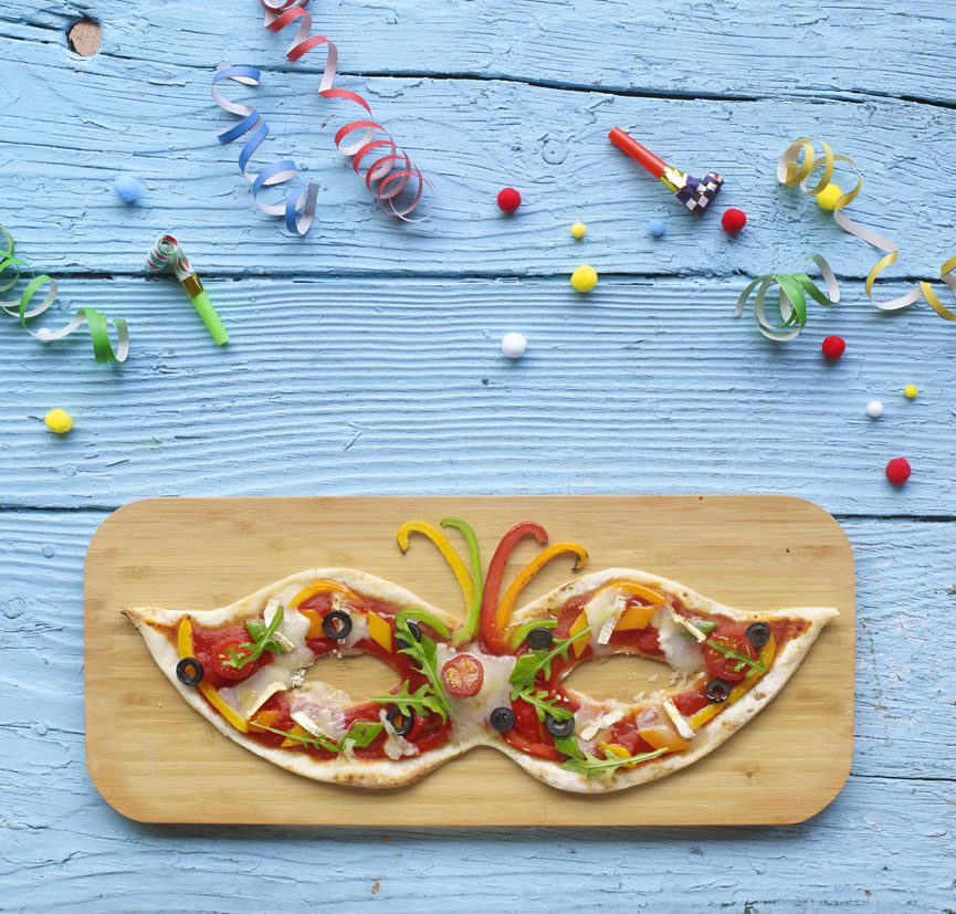 Pizza máscara