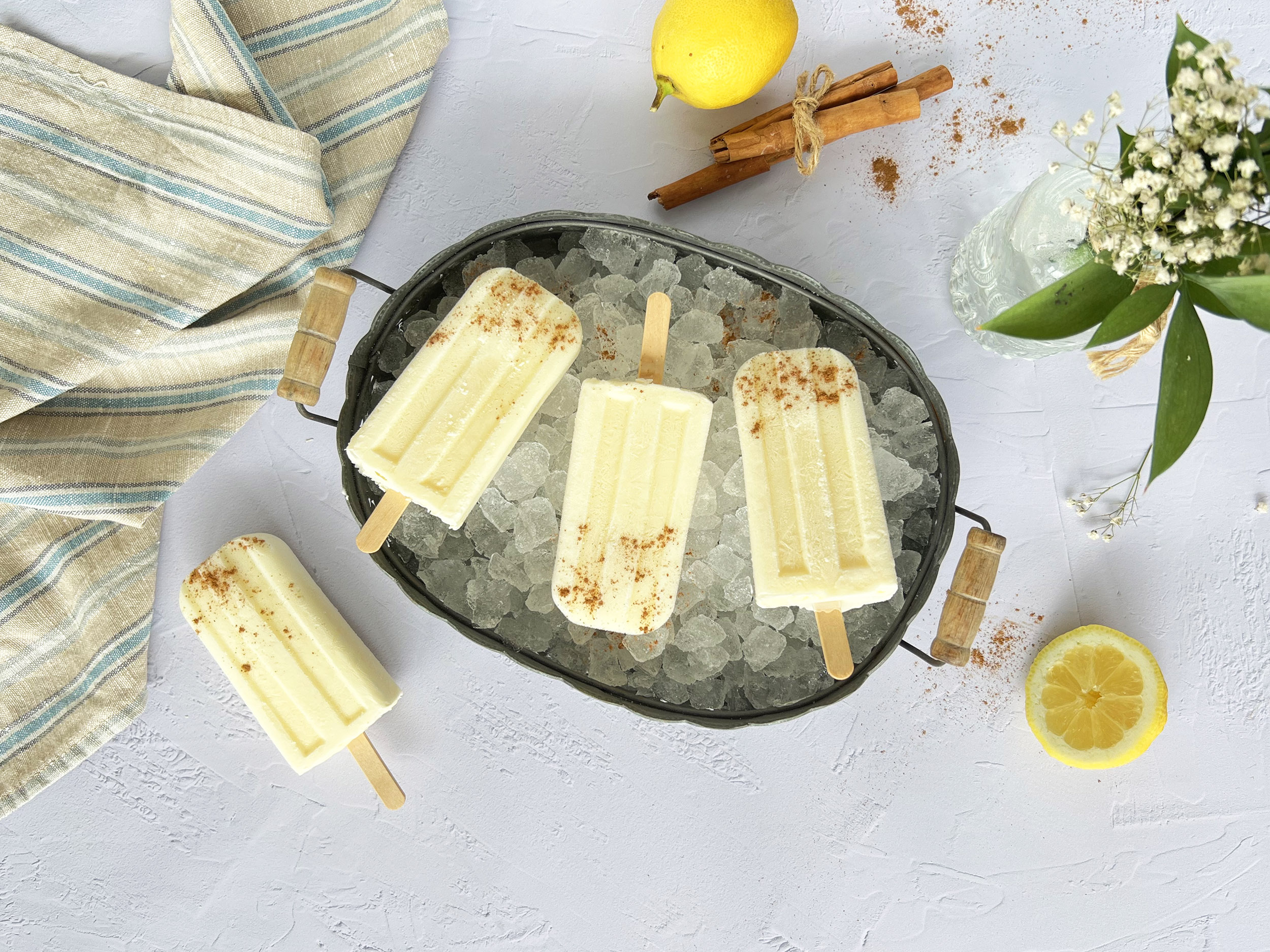Polos de leche merengada