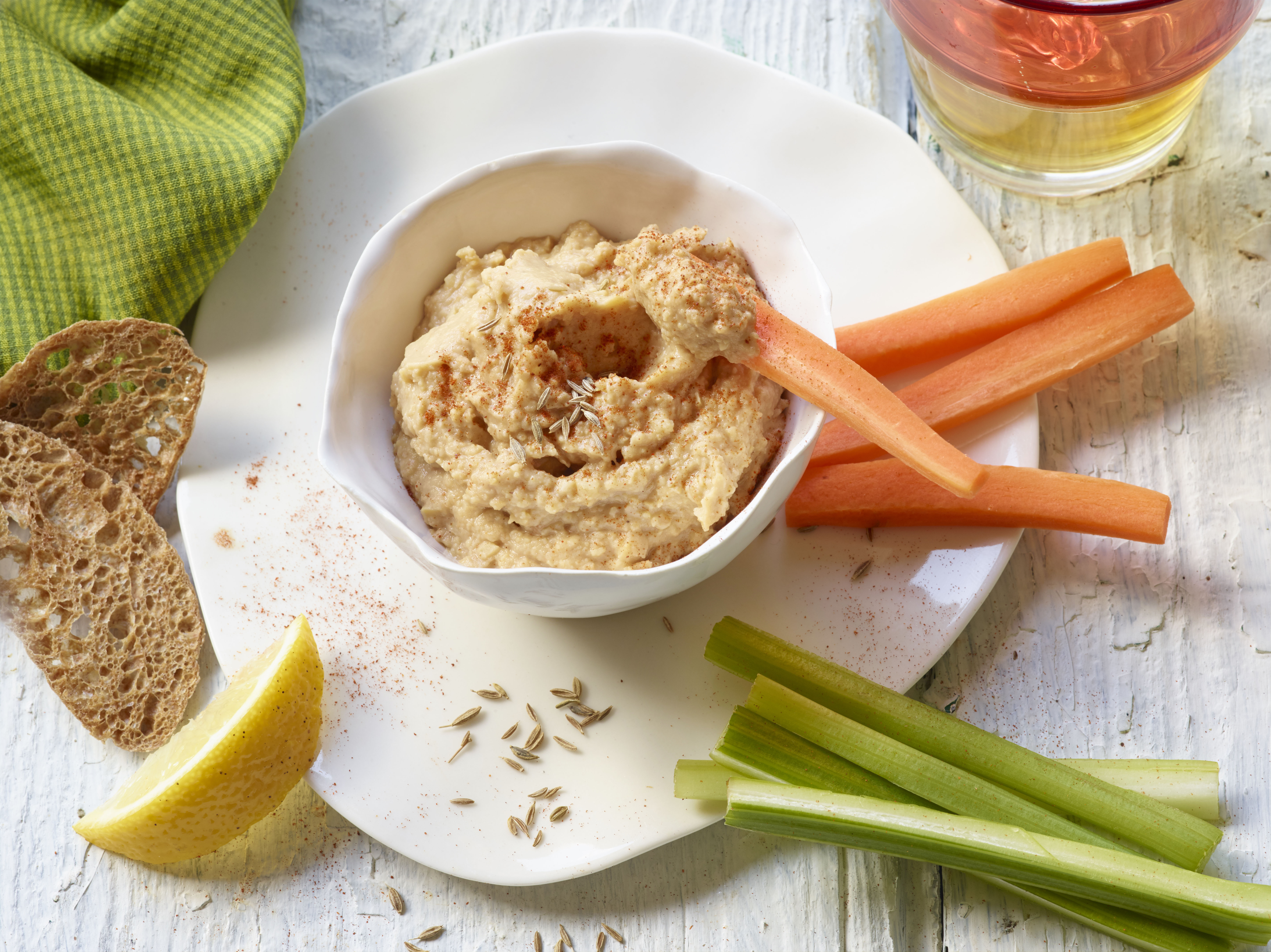 Hummus de lentejas fácil y rápido