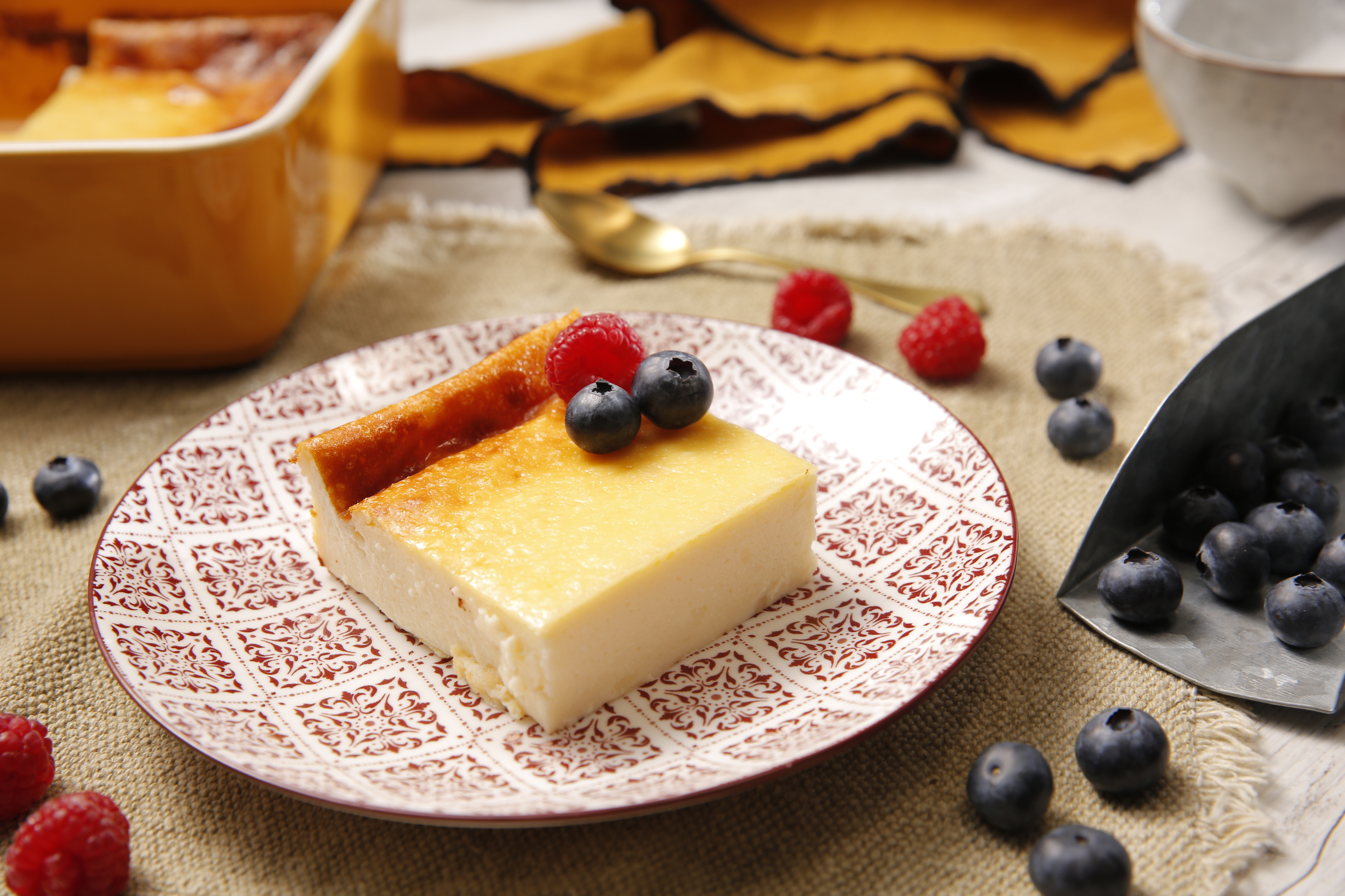 Tarta de ricotta y leche condensada