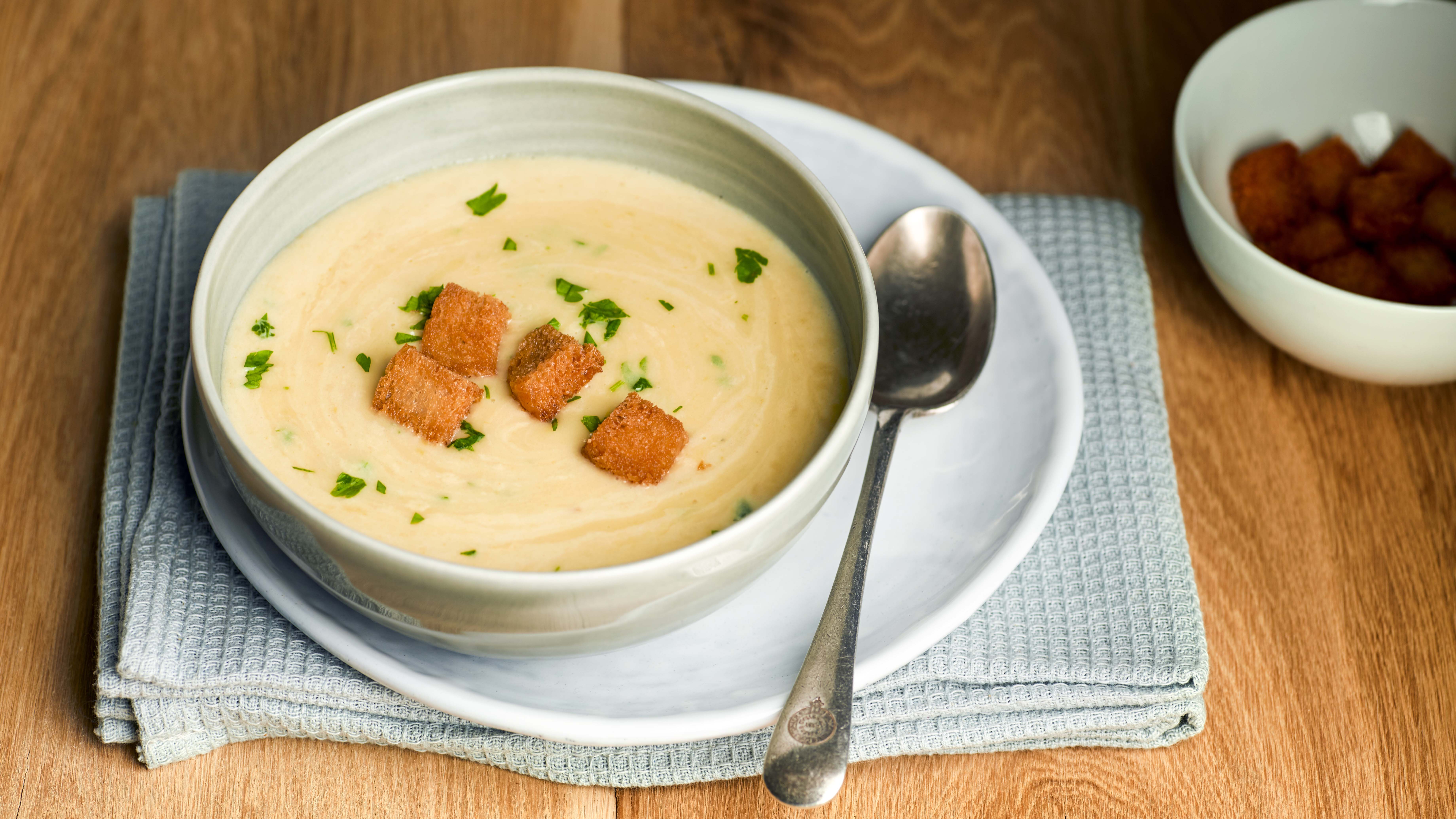 Crema de puerros