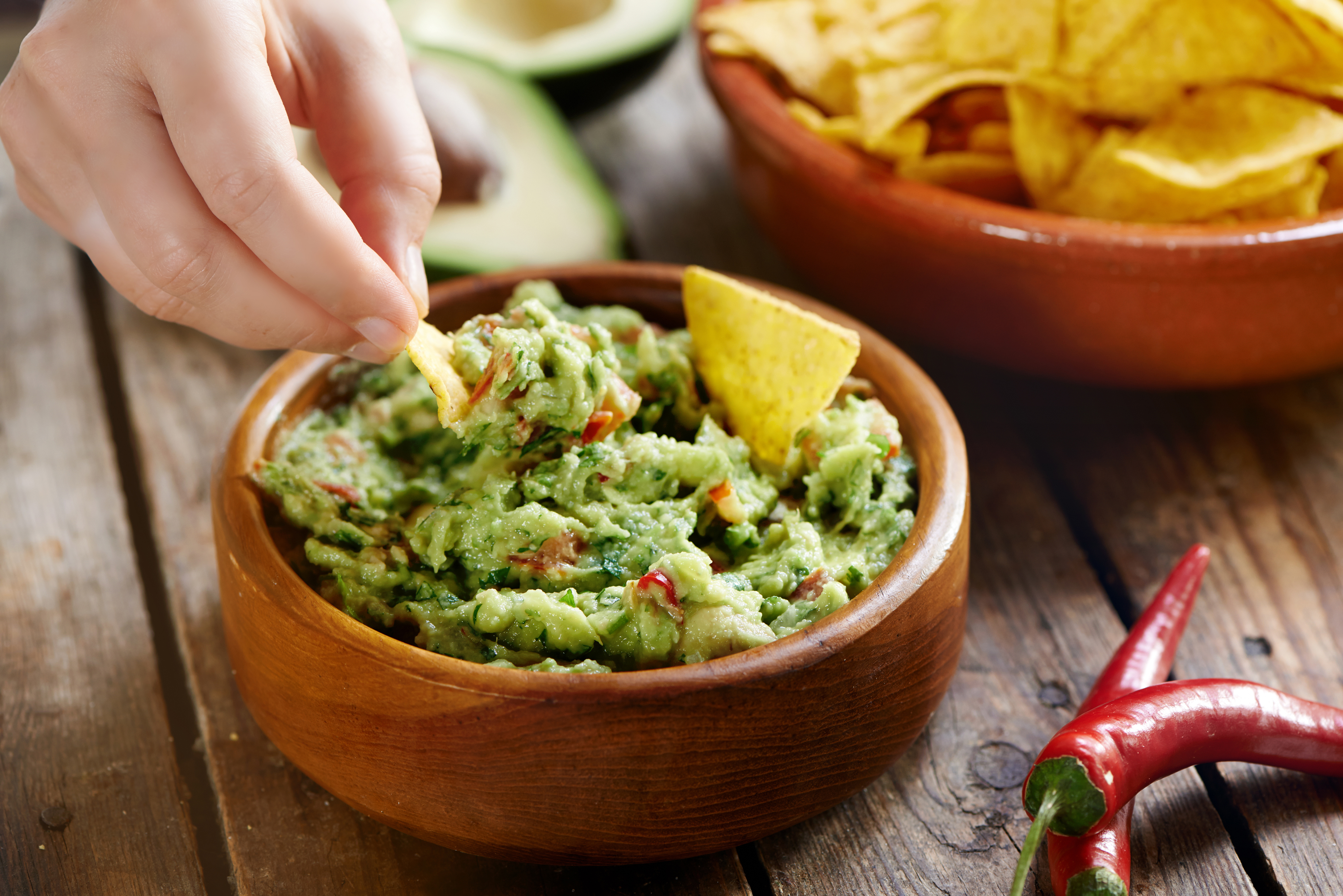 Guacamole picante con Jugo MAGGI