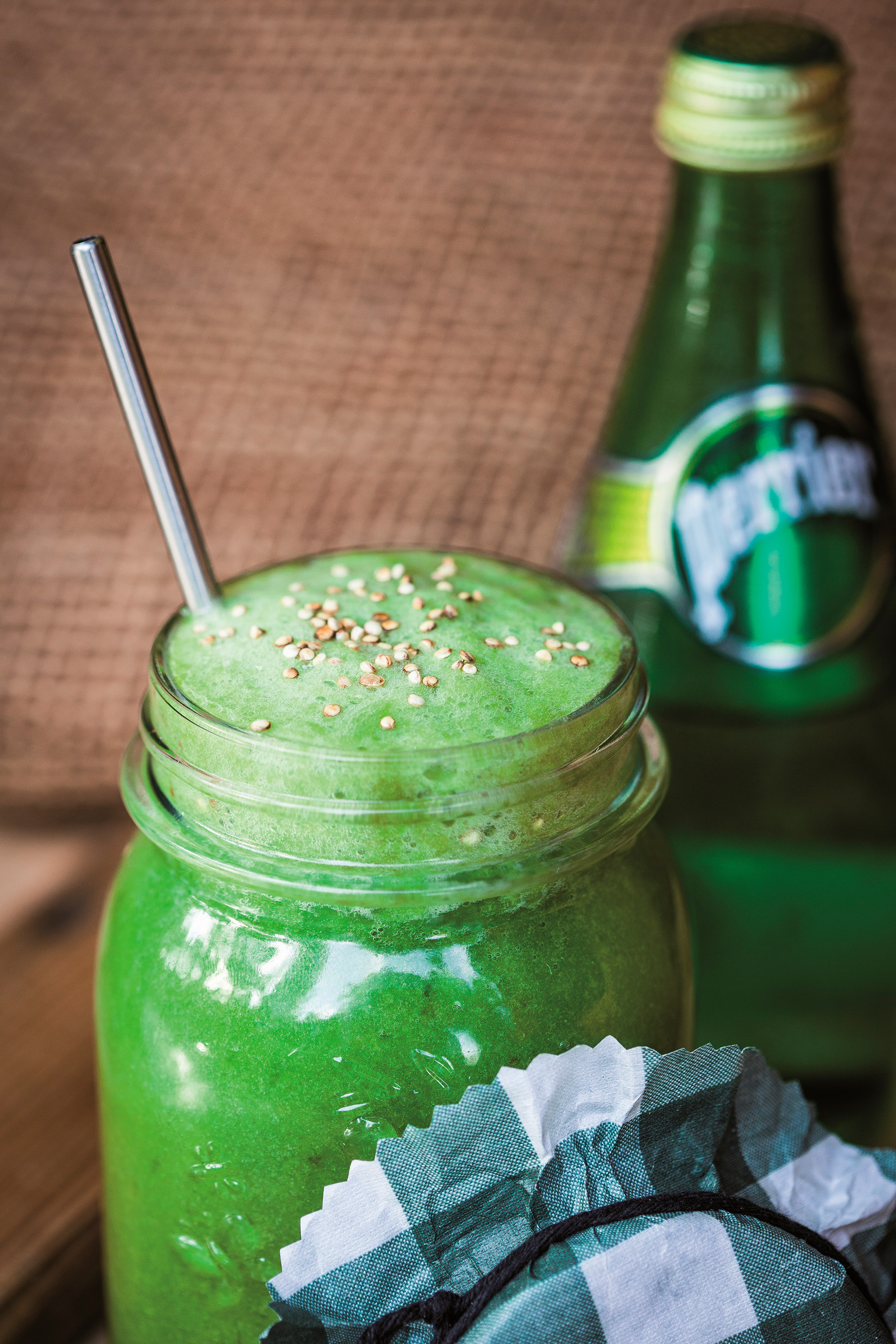 Coctel Green Smoothie Perrier
