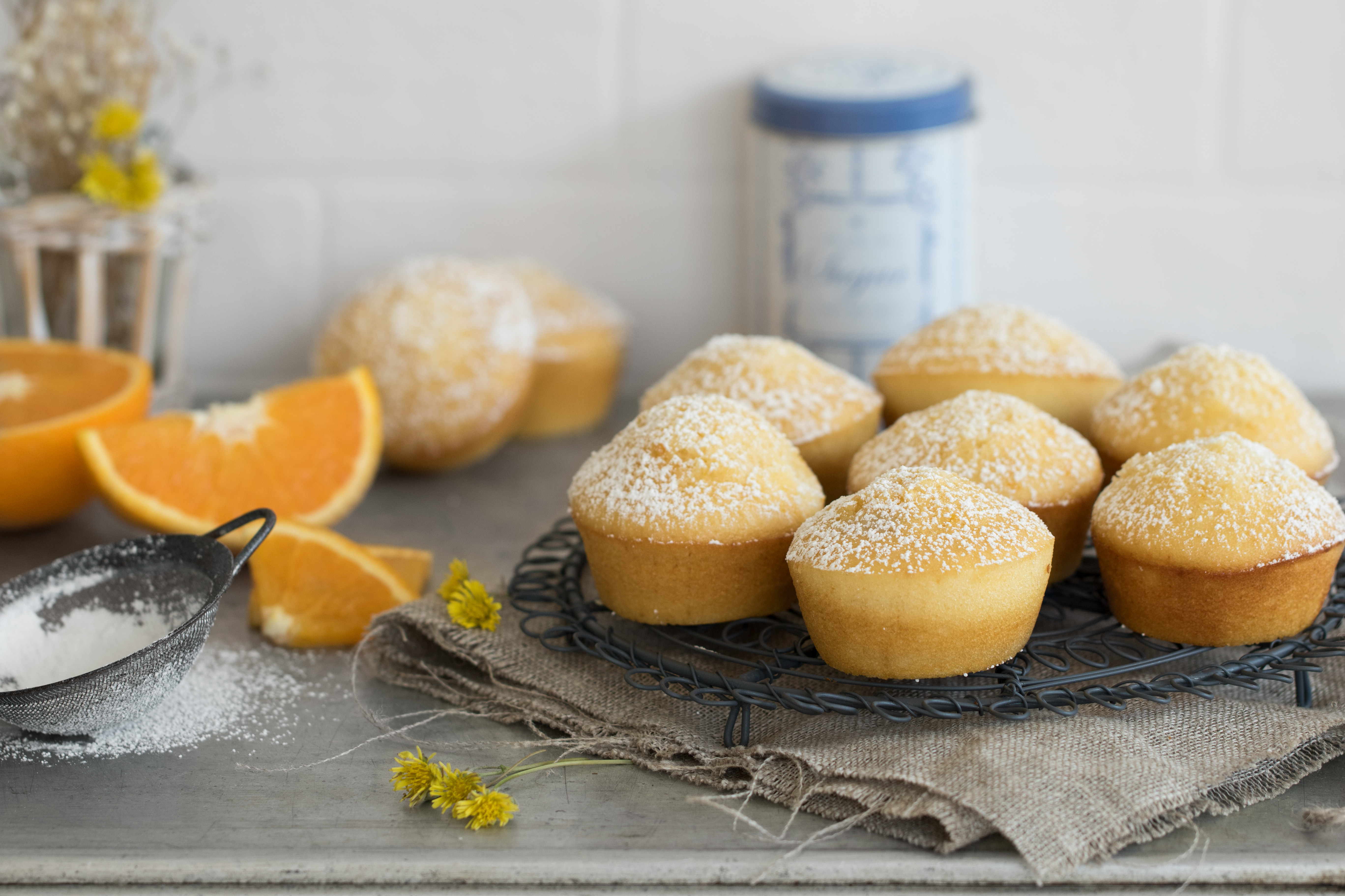 Bizcochitos de leche condensada y naranja