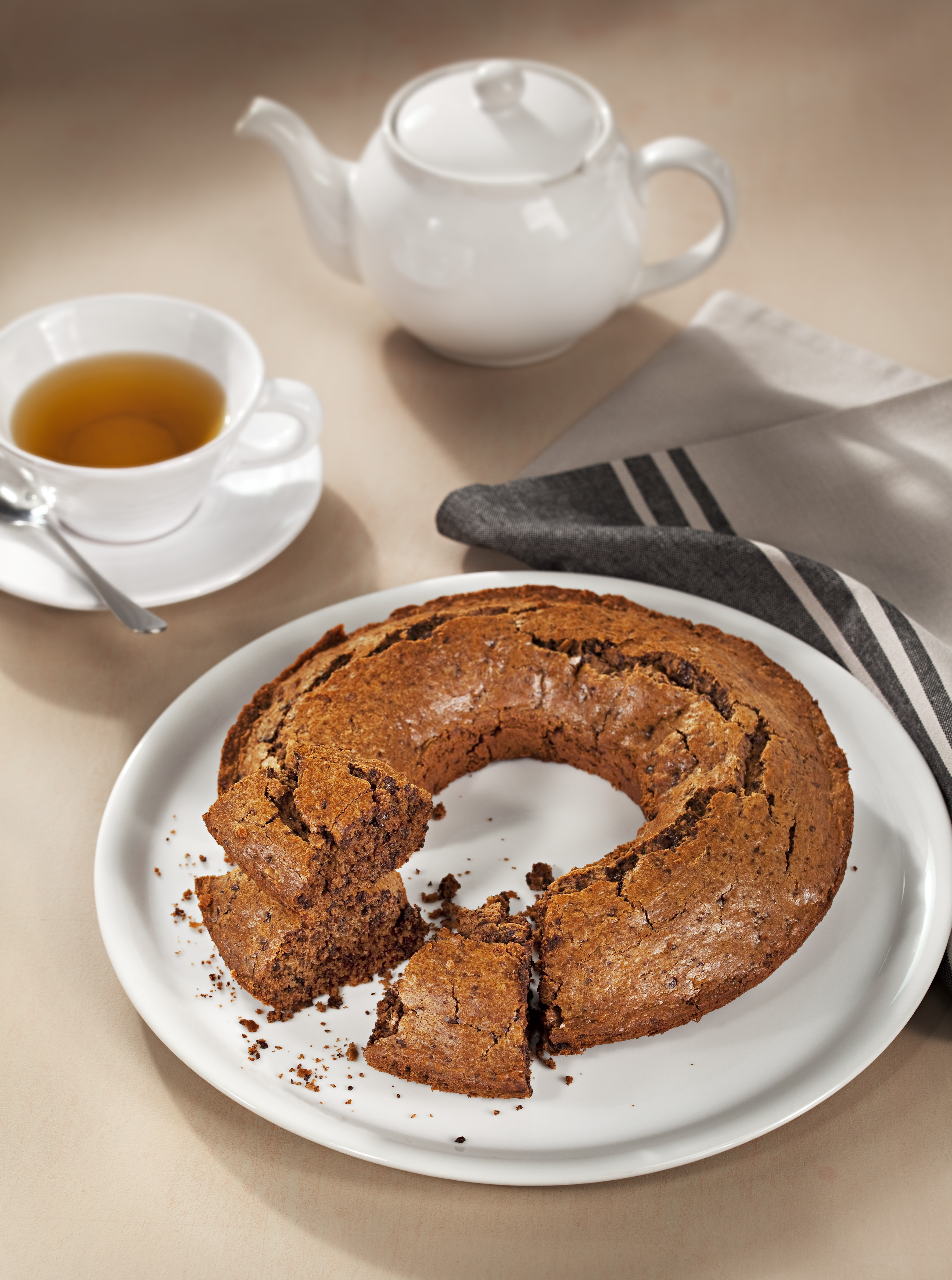 Bizcocho de galletas y chocolate con Thermomix®