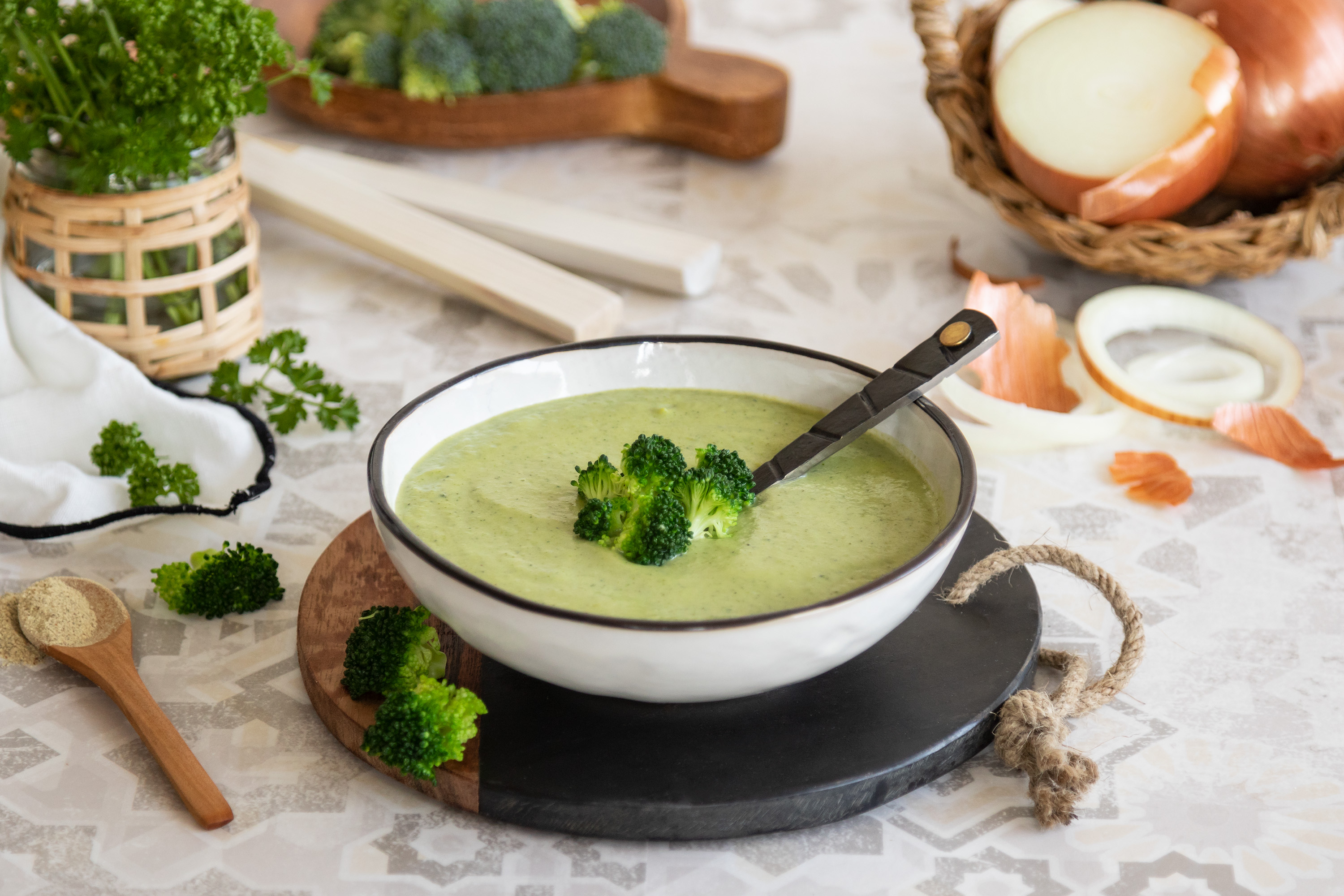 Crema de brócoli