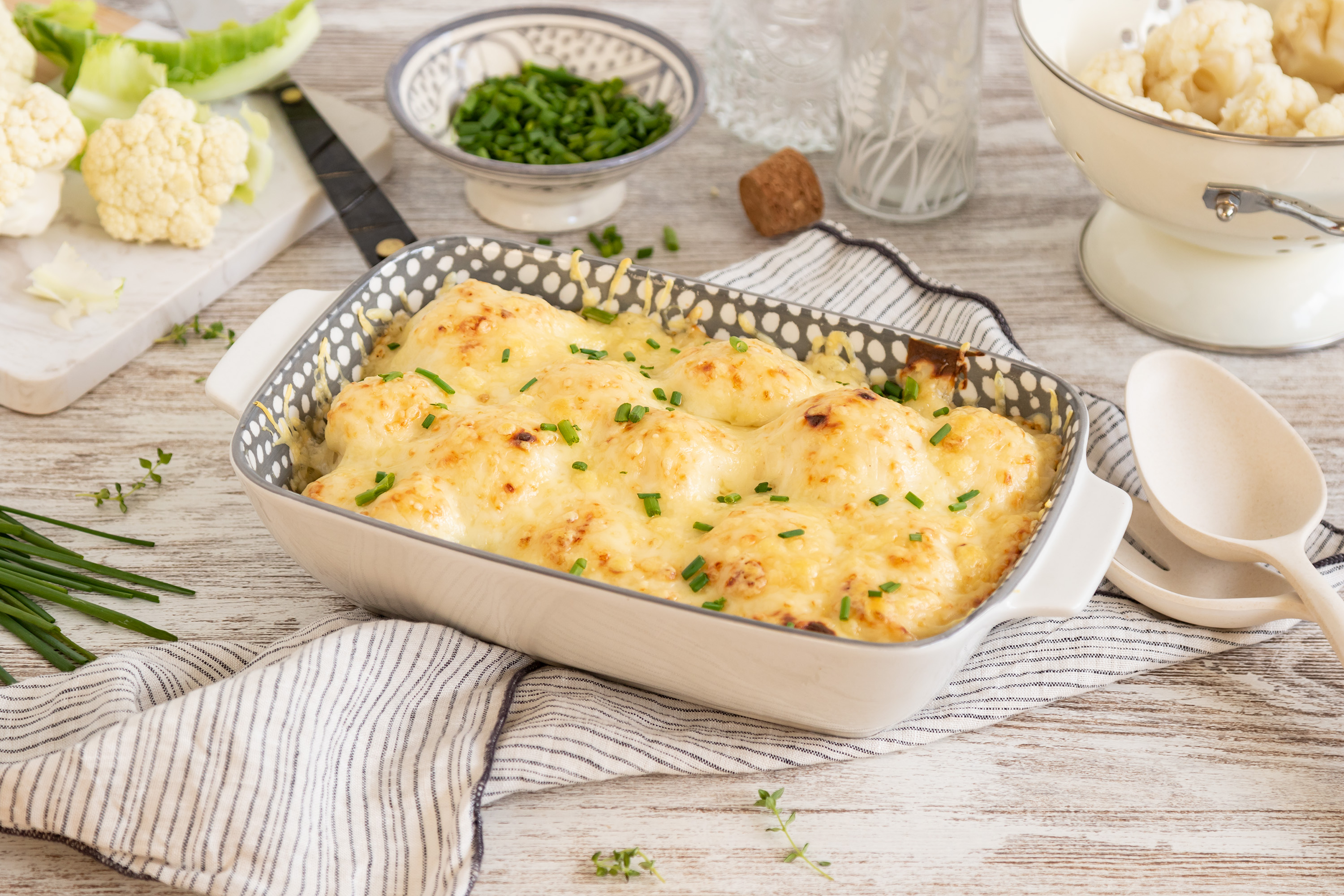 Coliflor con bechamel