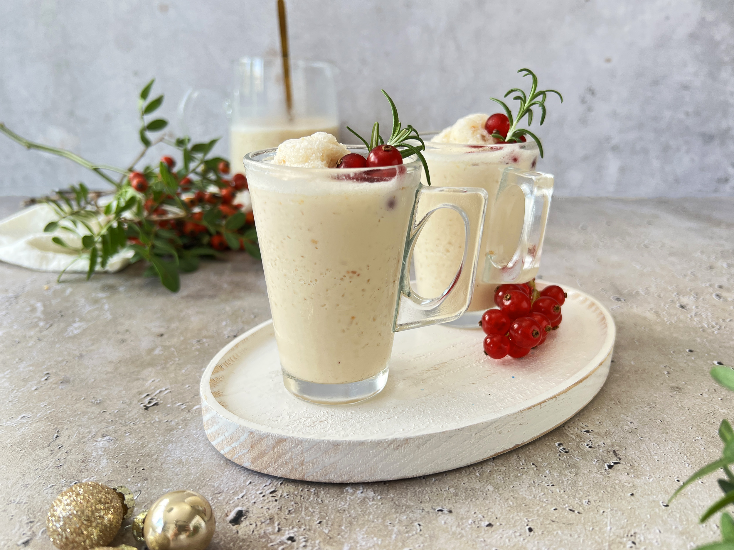 Sorbete helado con leche condensada y turrón de Jijona
