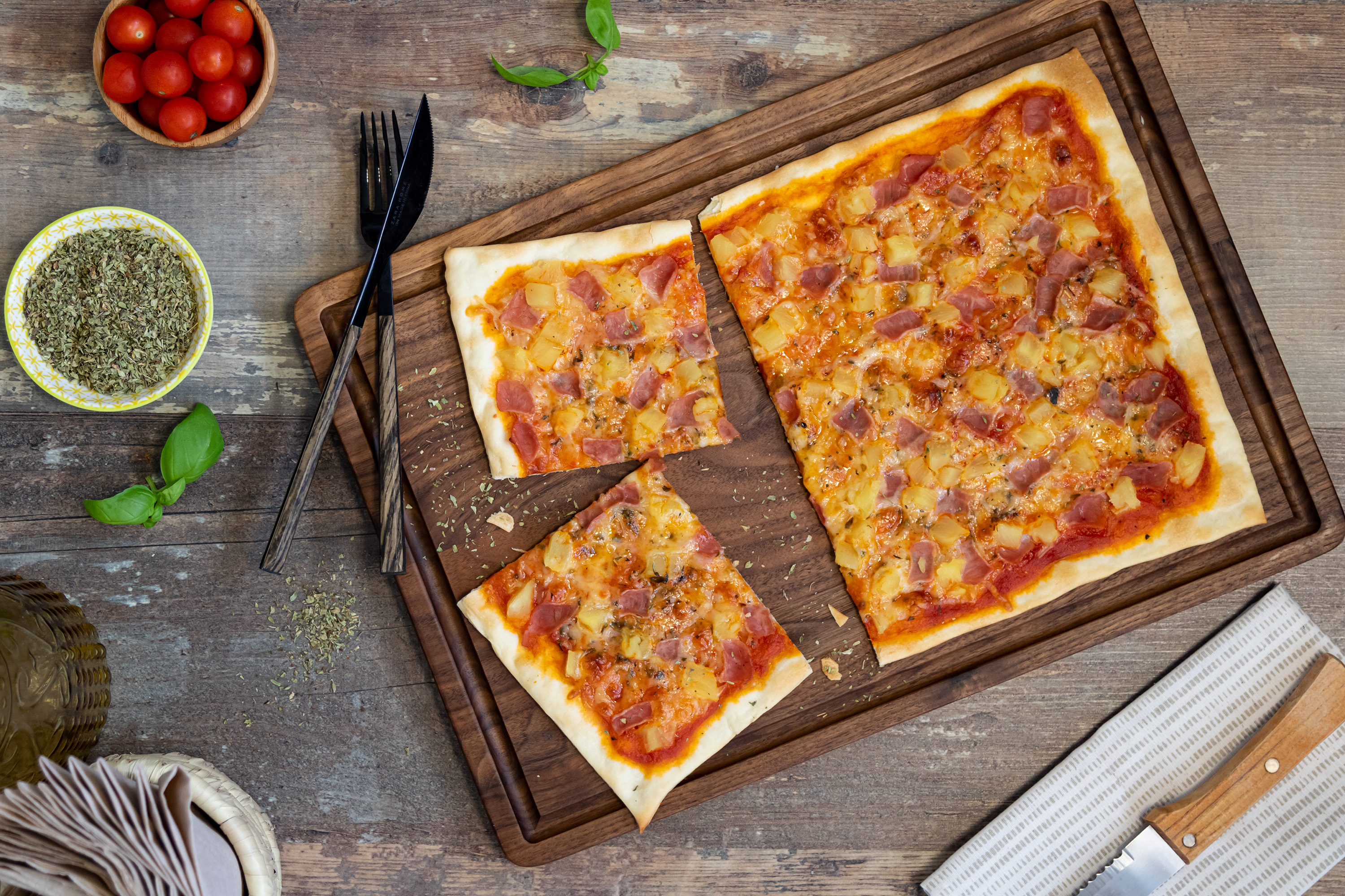Pizza hawaiana