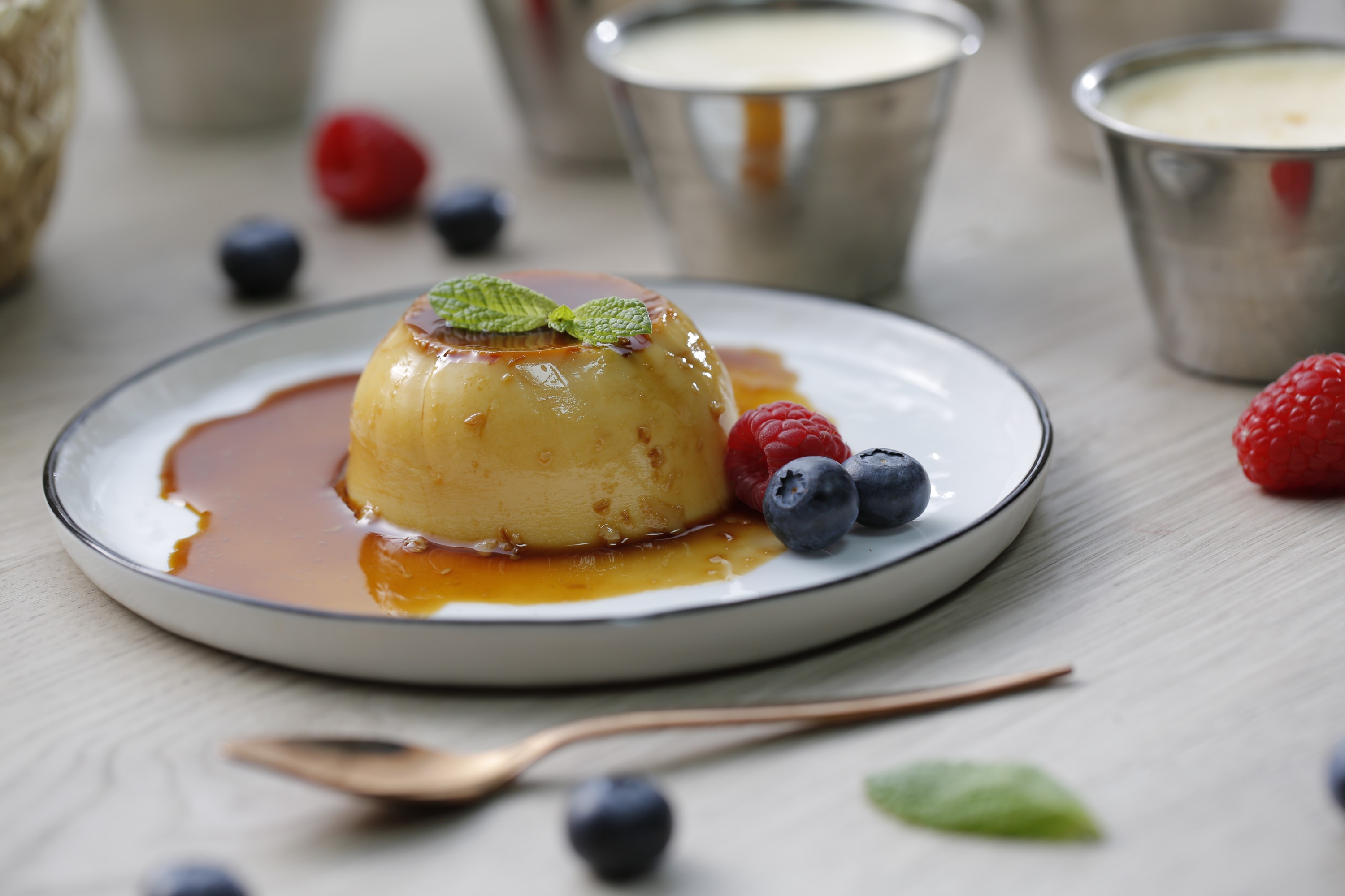 Flan de queso