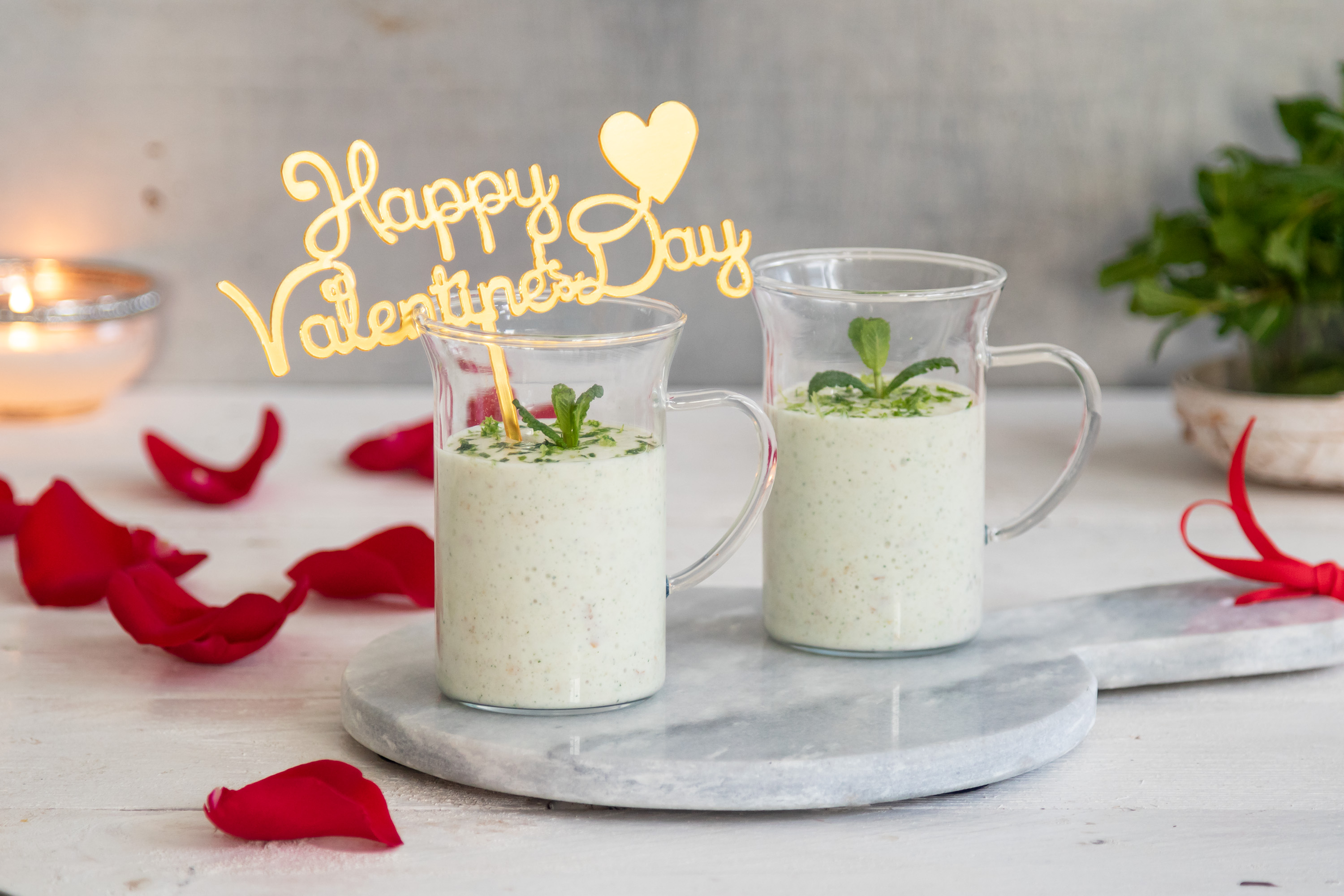 Mojito de lima para San Valentín