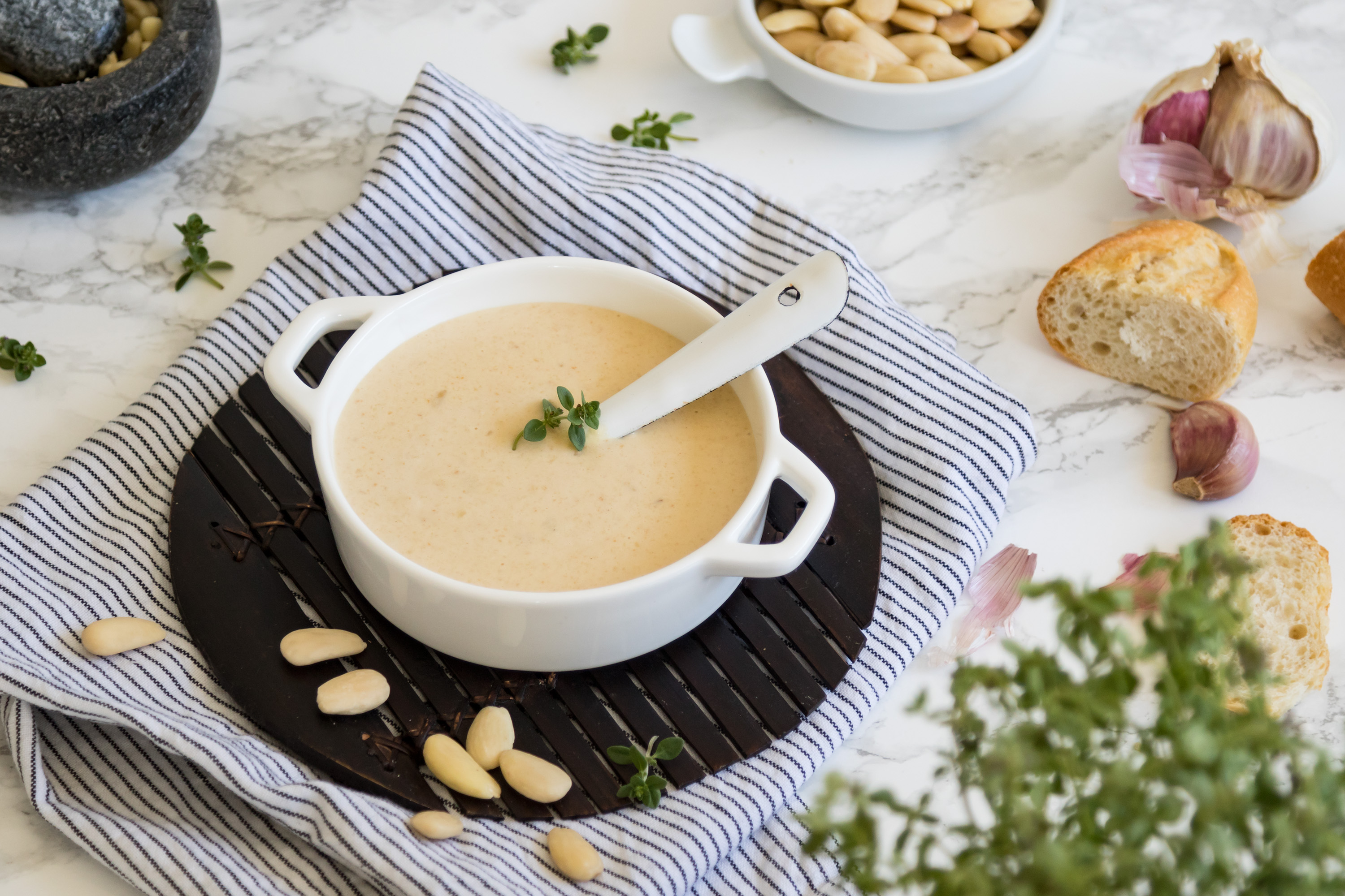 Salsa de almendras