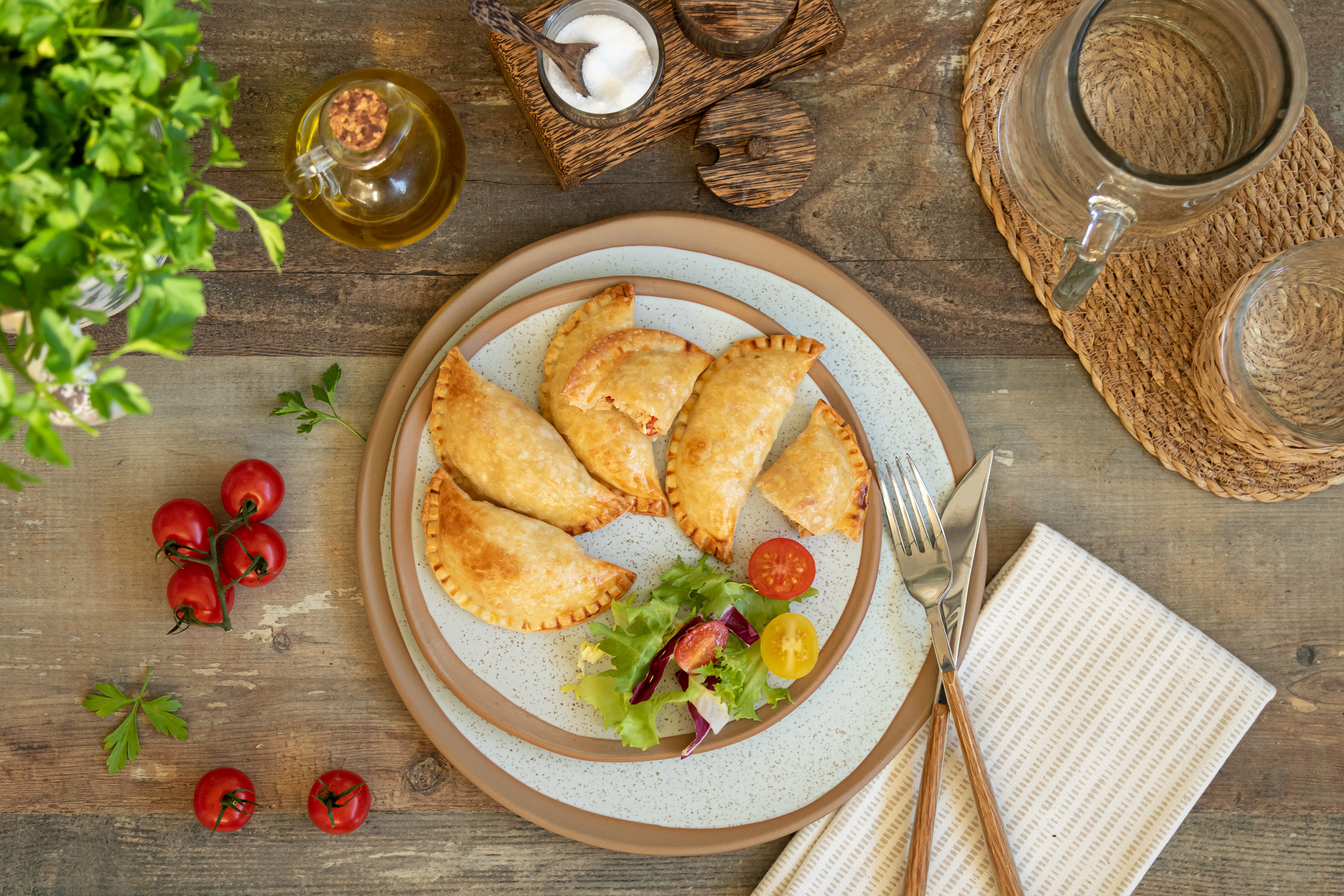 Empanadillas de atún y mayonesa