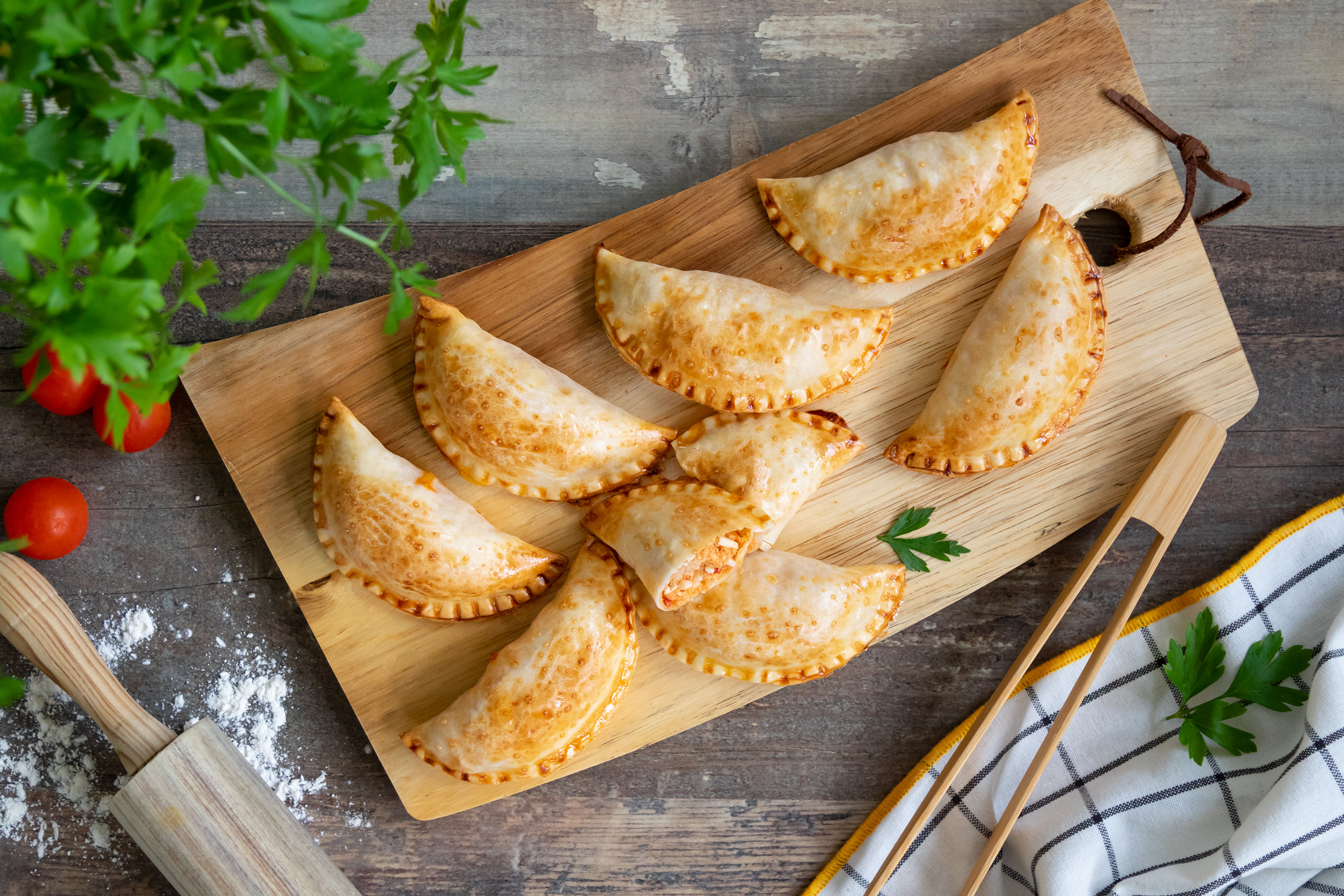 Empanadillas de atún al natural