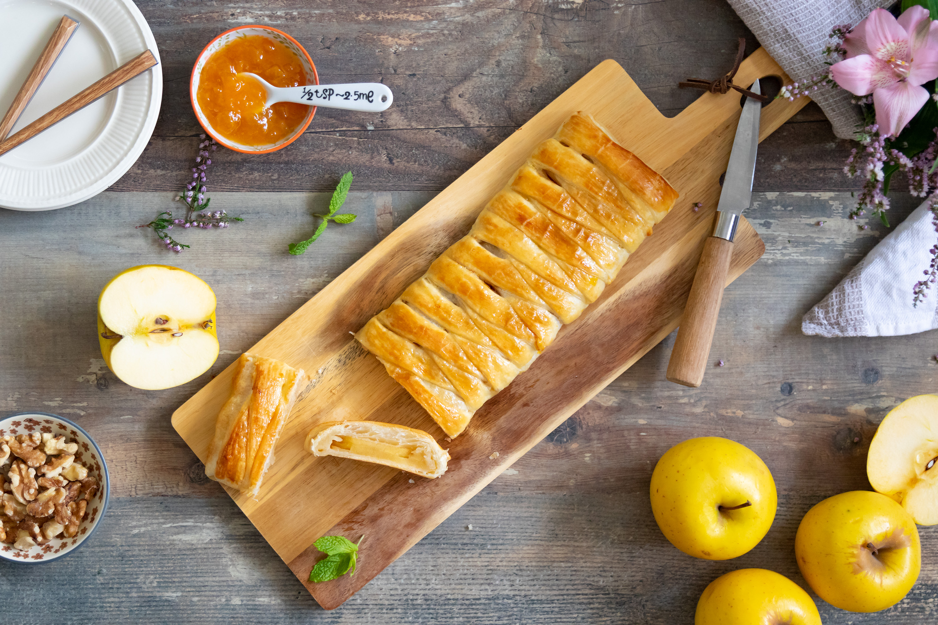 Trenza de manzana