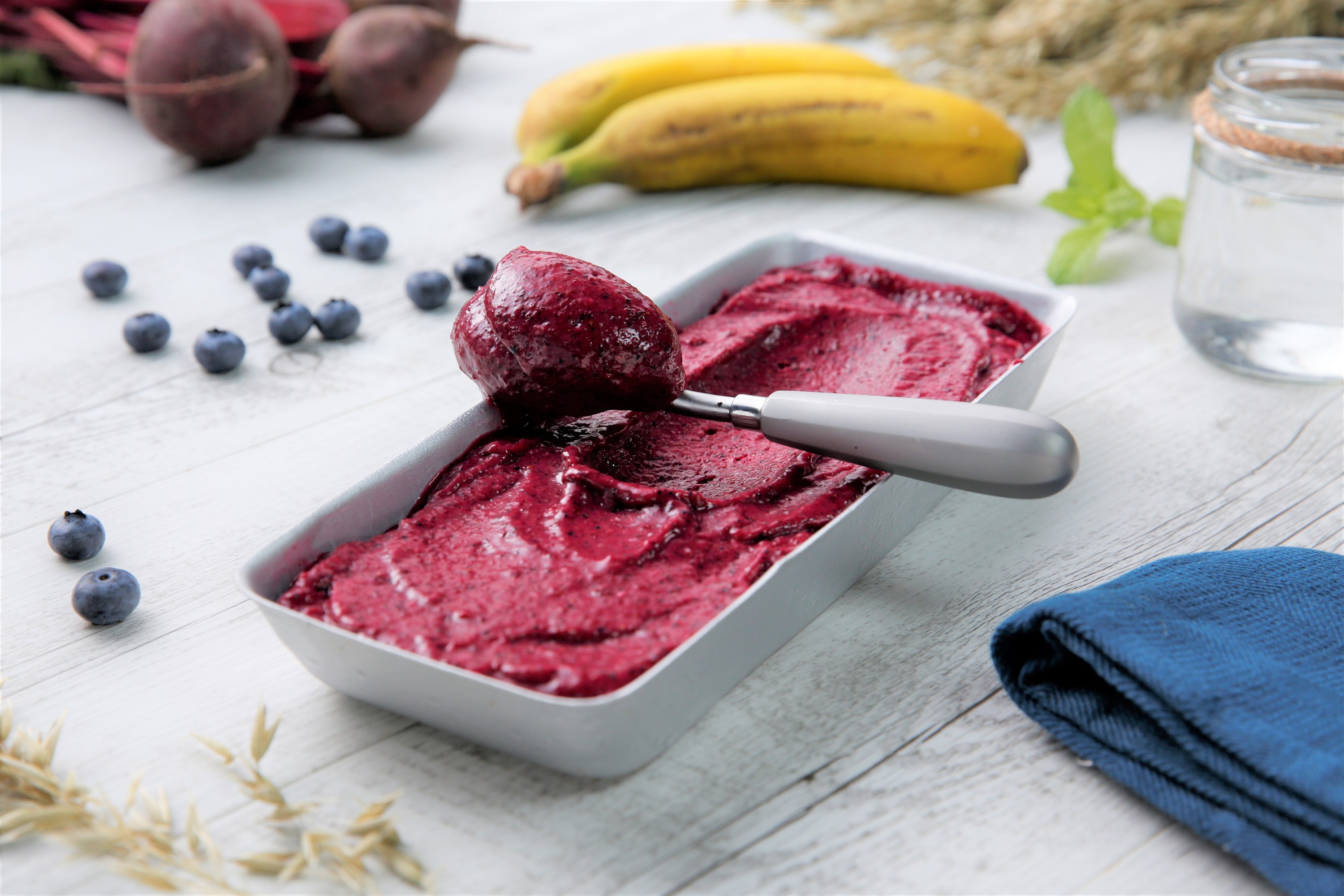 Helado de remolacha