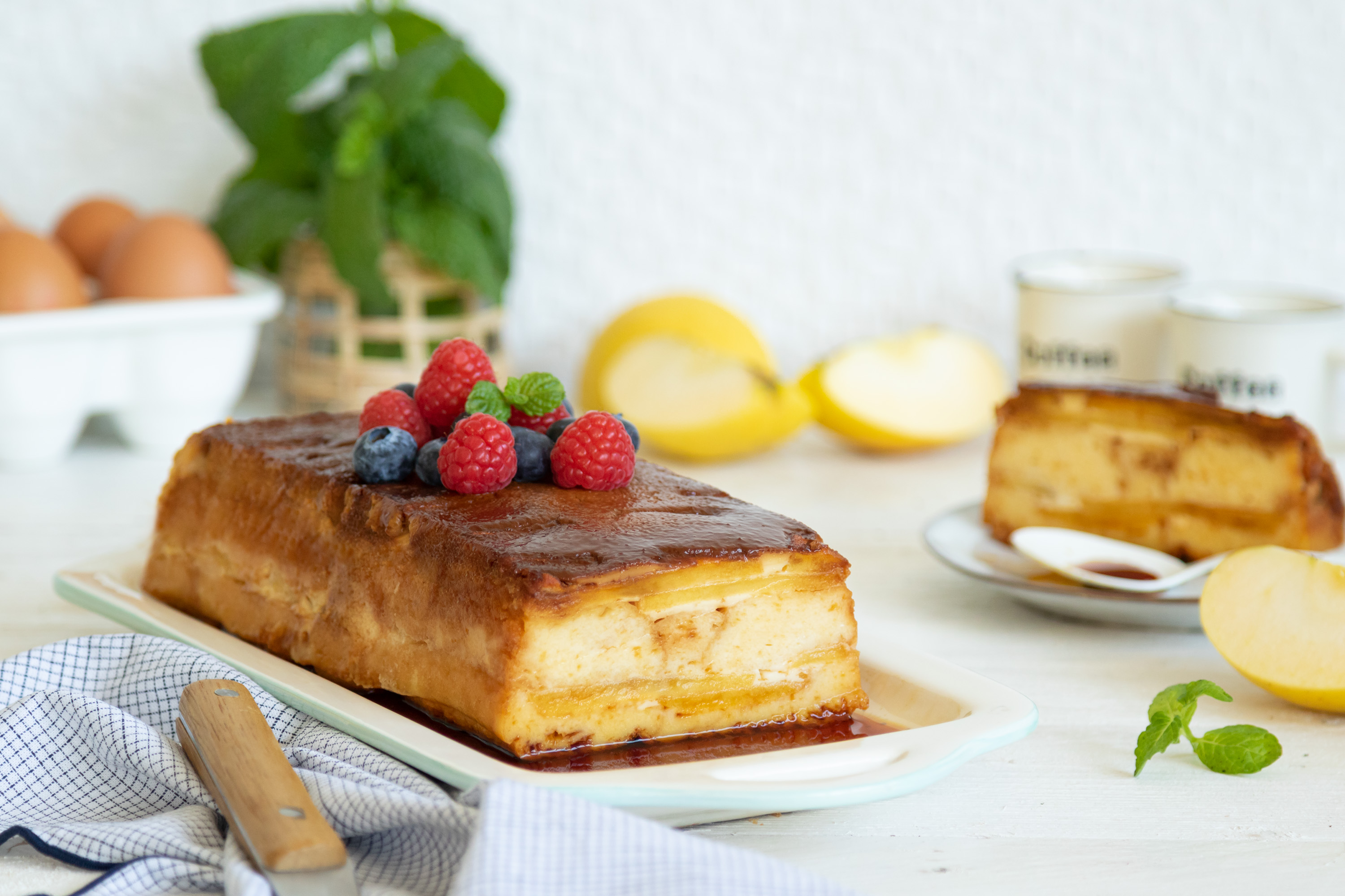 Pudding de manzana