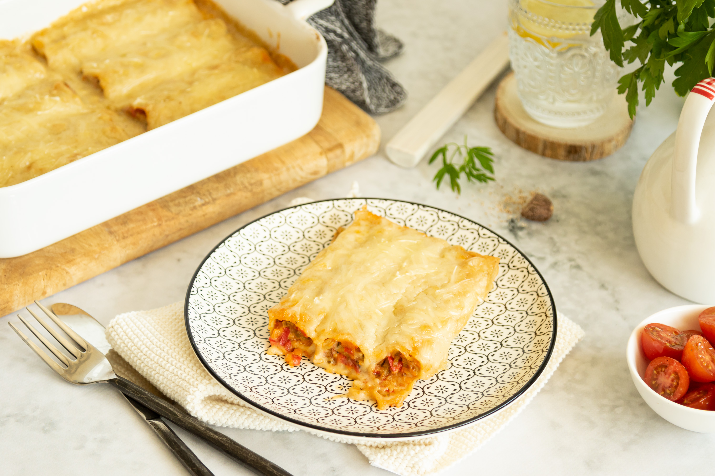 Canelones veganos