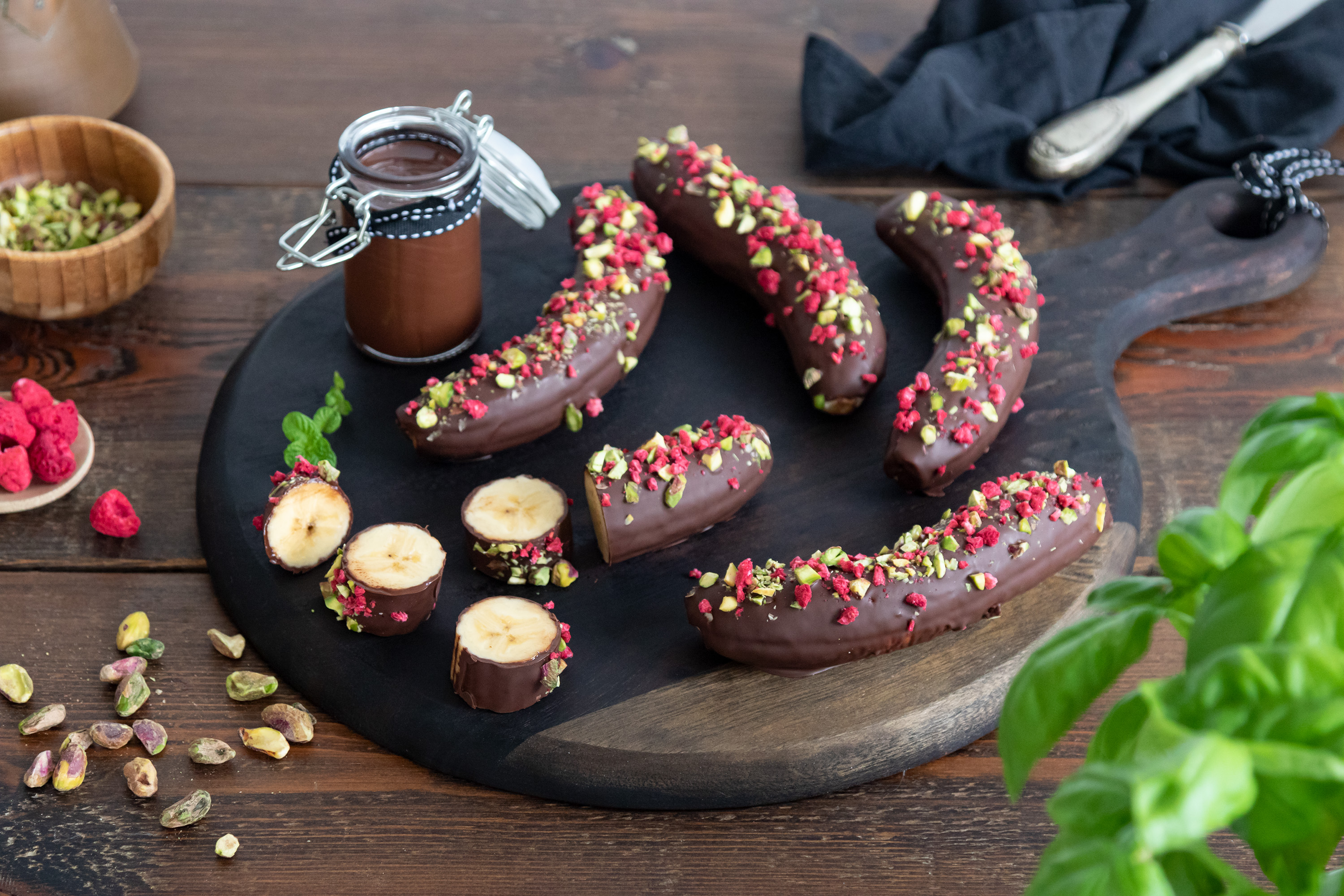 Chocolate con plátano