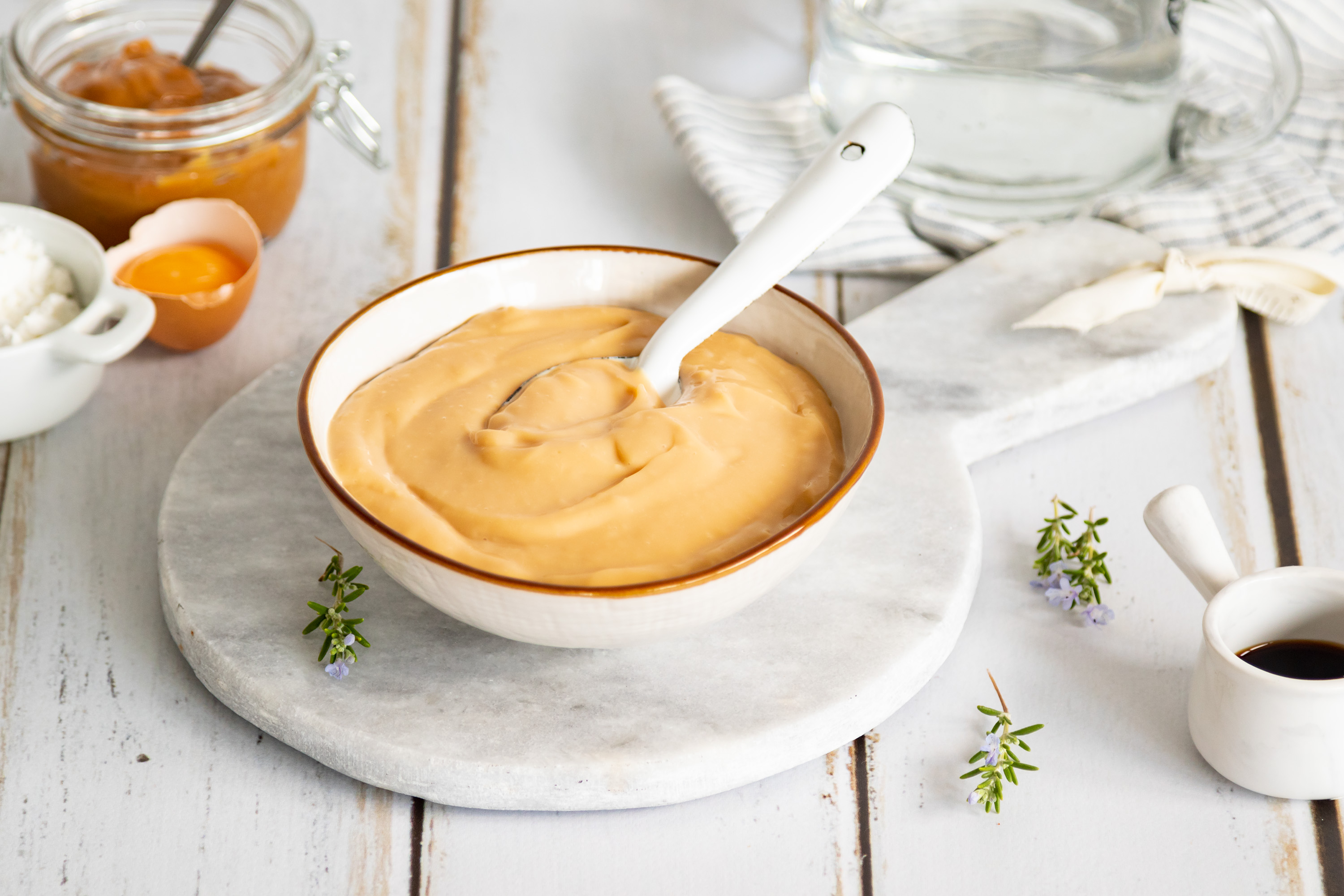 Crema pastelera de dulce de leche