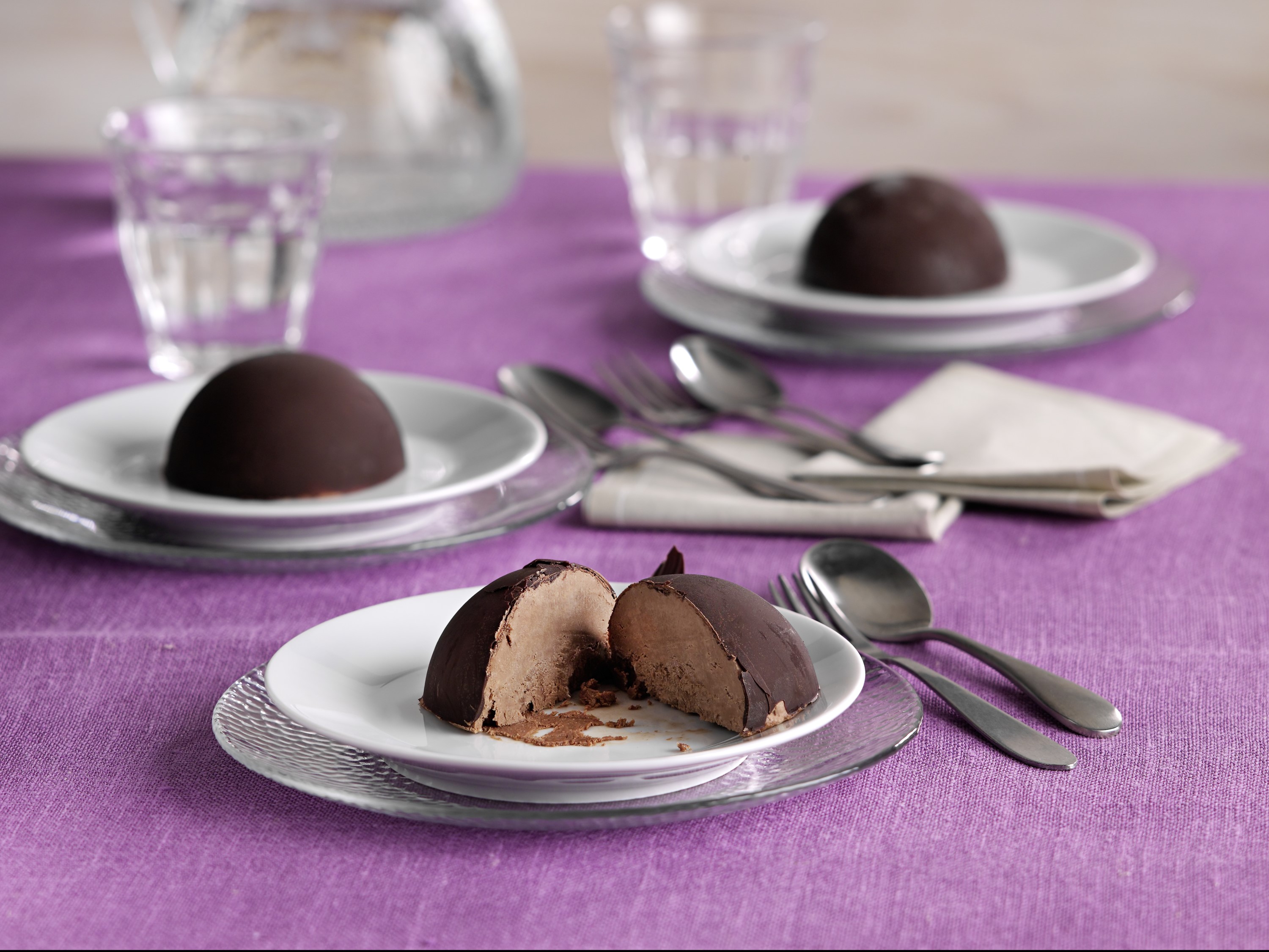 Bombón helado de chocolate con Thermomix®
