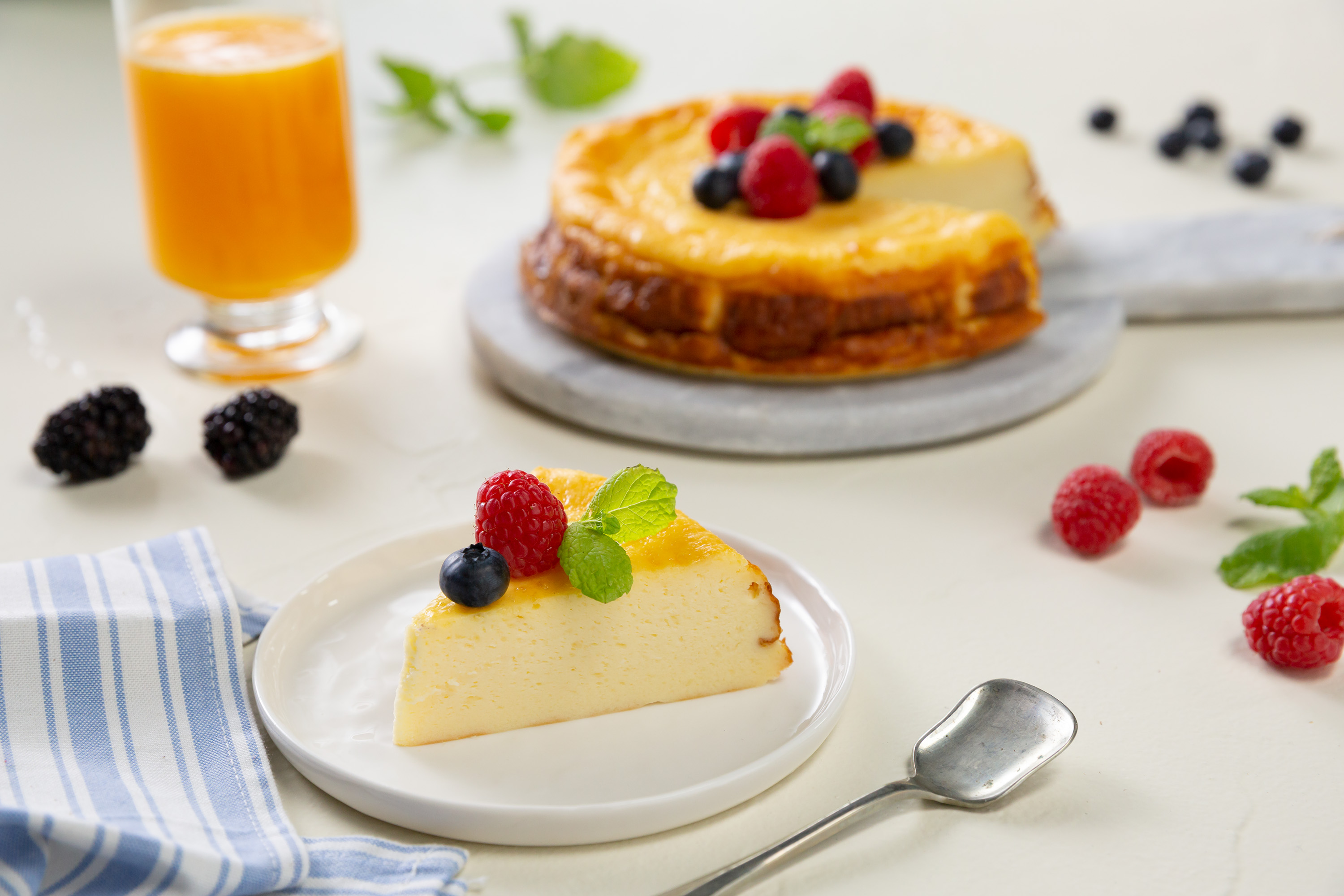 Tarta de queso y yogur
