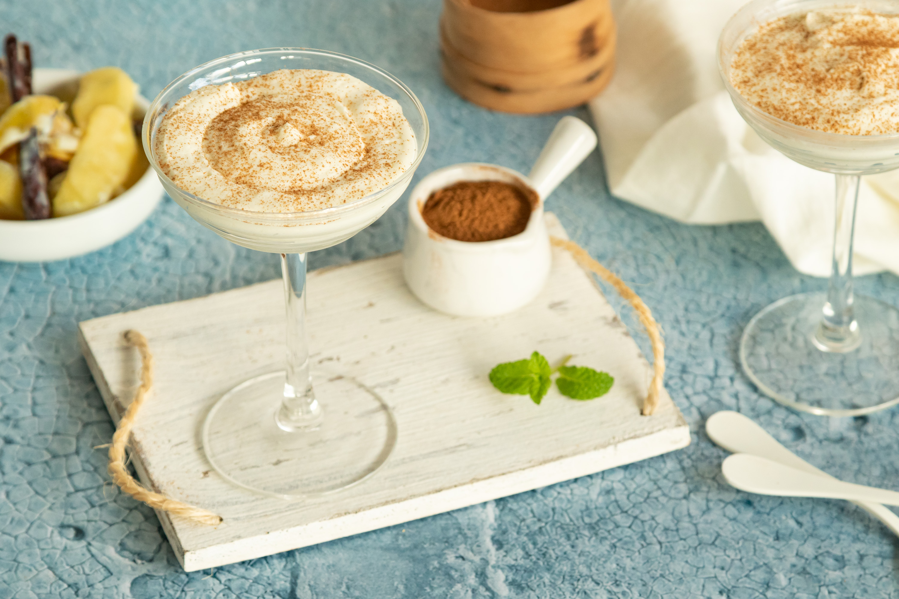 Mousse de arroz con leche